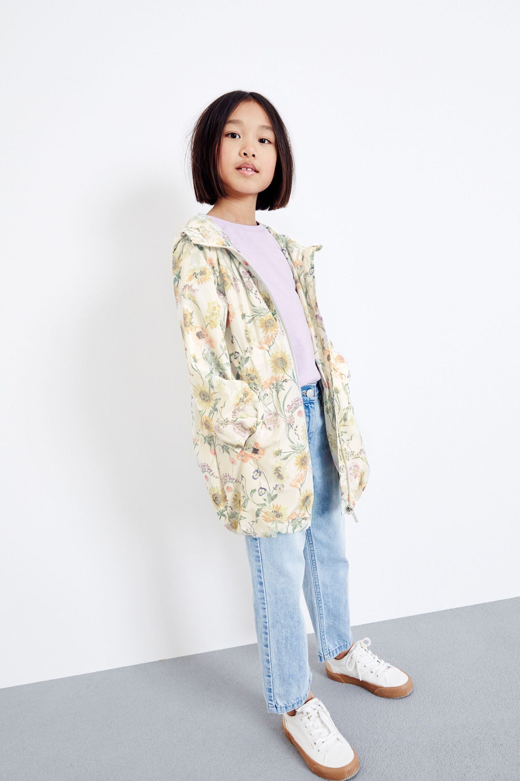 Floral Shower Resistant Cagoule (3-16yrs)