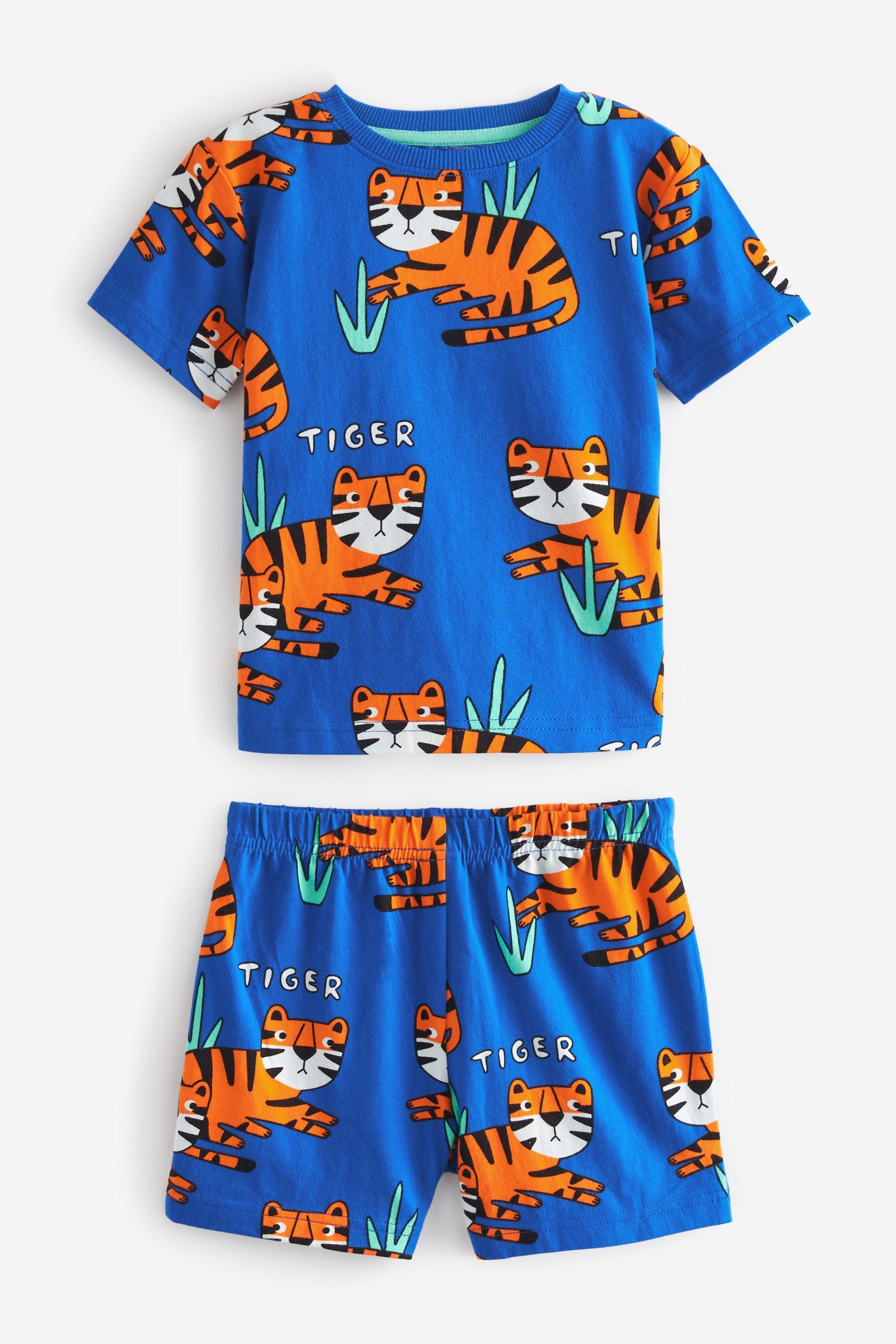 Multi Bright animals 3 Pack Short Pyjamas (9mths-10yrs)