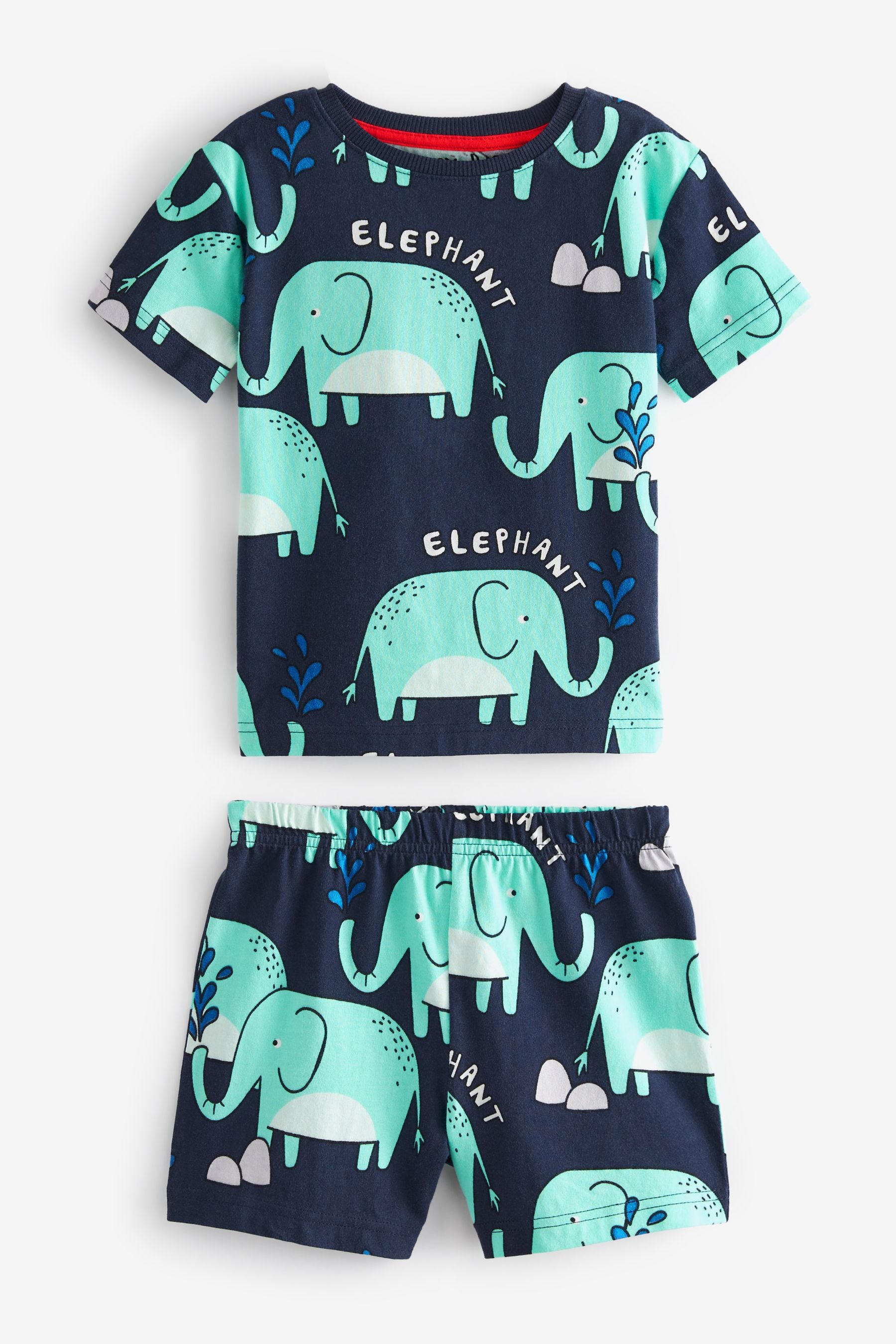 Multi Bright animals 3 Pack Short Pyjamas (9mths-10yrs)