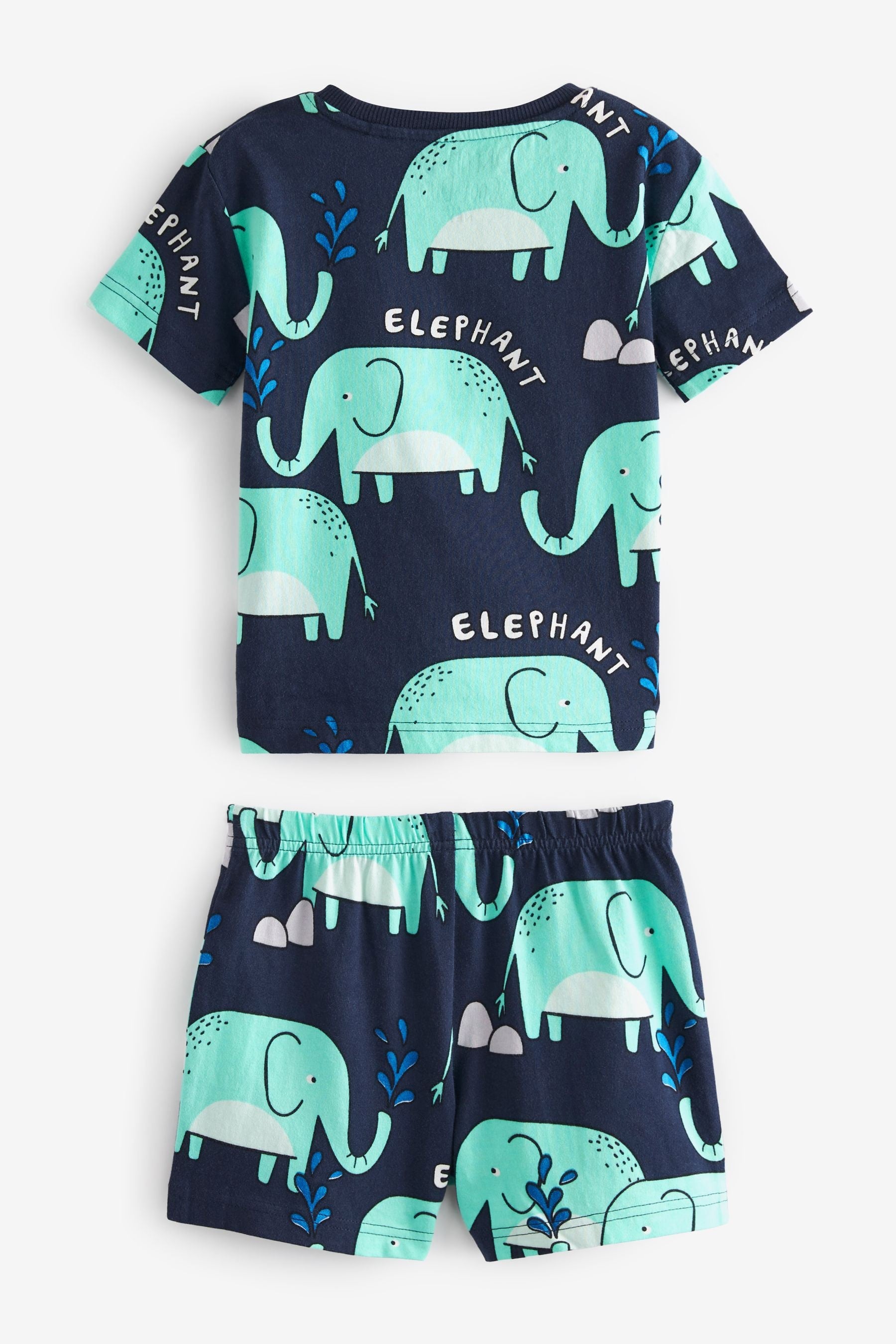 Multi Bright animals 3 Pack Short Pyjamas (9mths-10yrs)