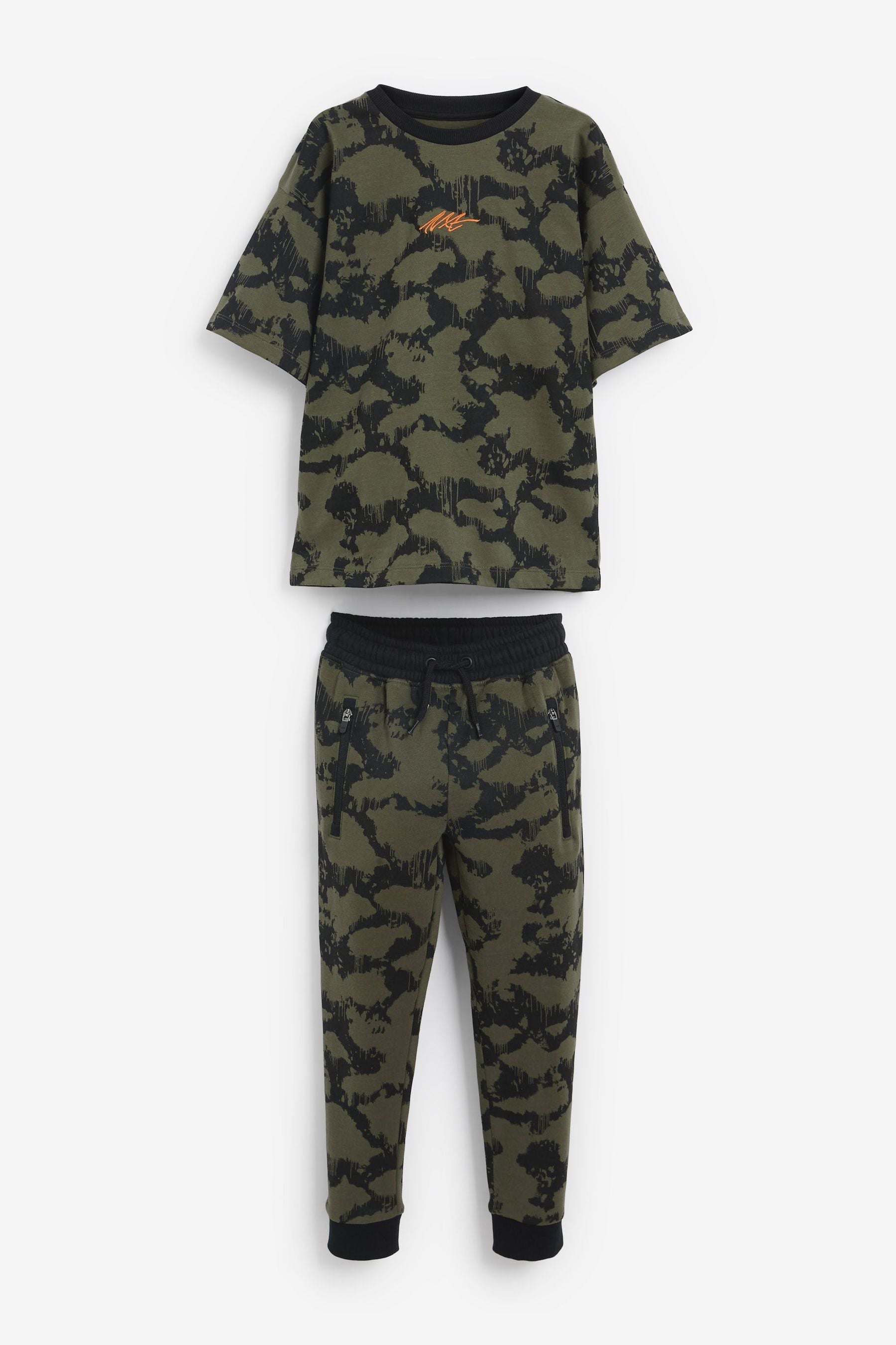 Camouflage T-Shirt And Joggers Set (3-16yrs)