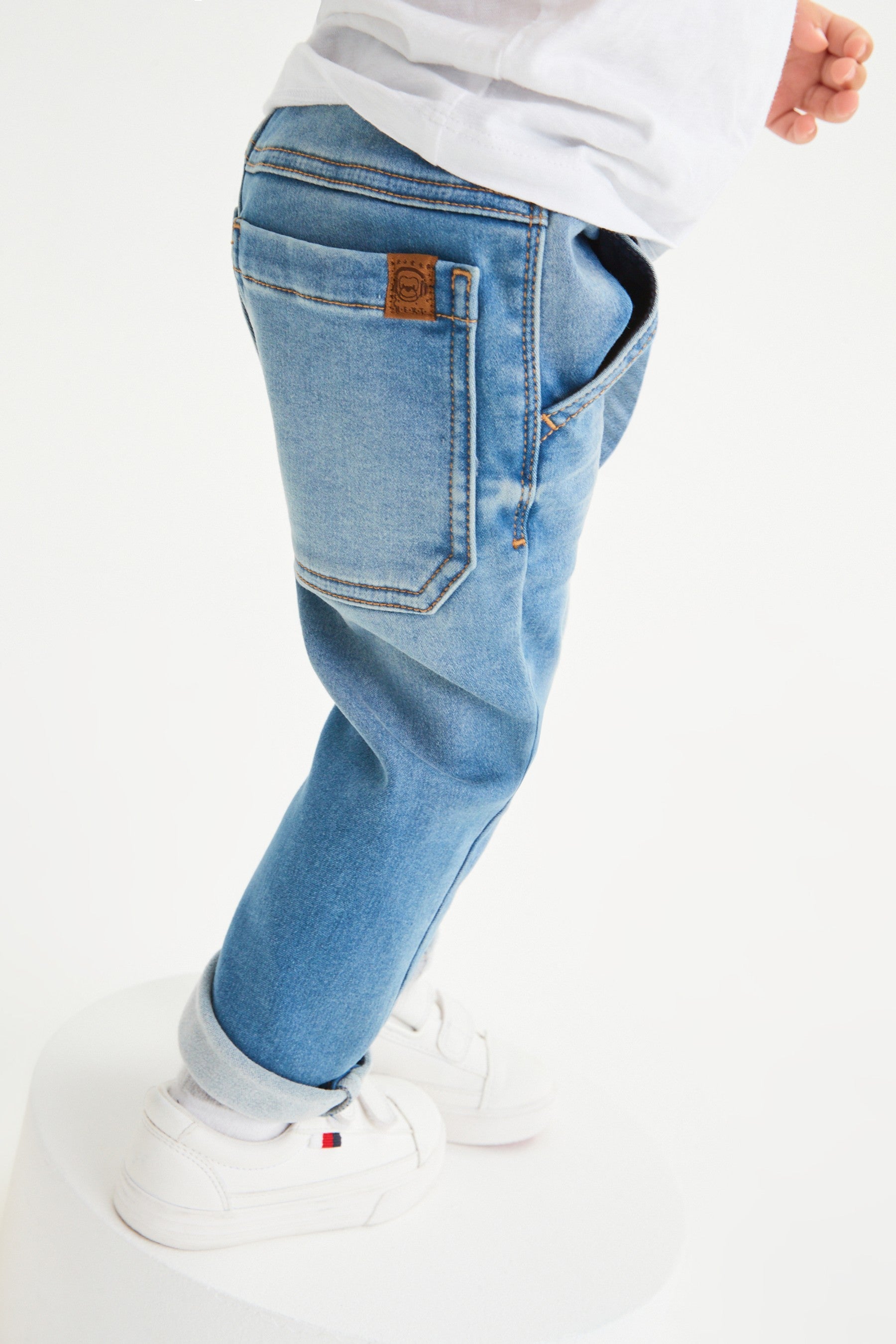 Mid Blue Denim Super Soft Pull-On Jeans (3mths-7yrs)