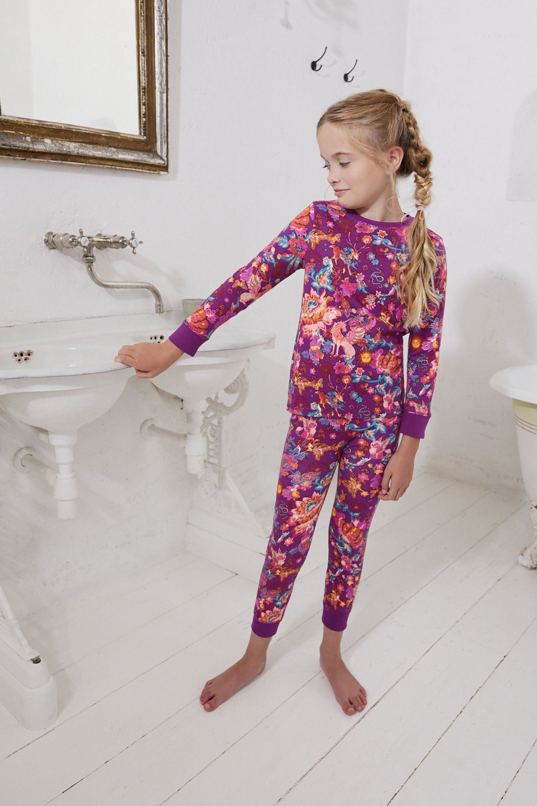 Purple Mystical Unicorn 1 Pack Pyjamas (3-16yrs)