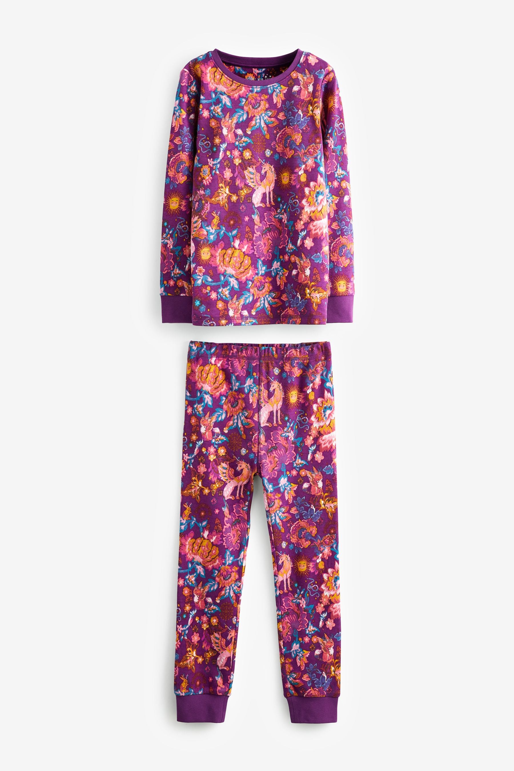 Purple Mystical Unicorn 1 Pack Pyjamas (3-16yrs)