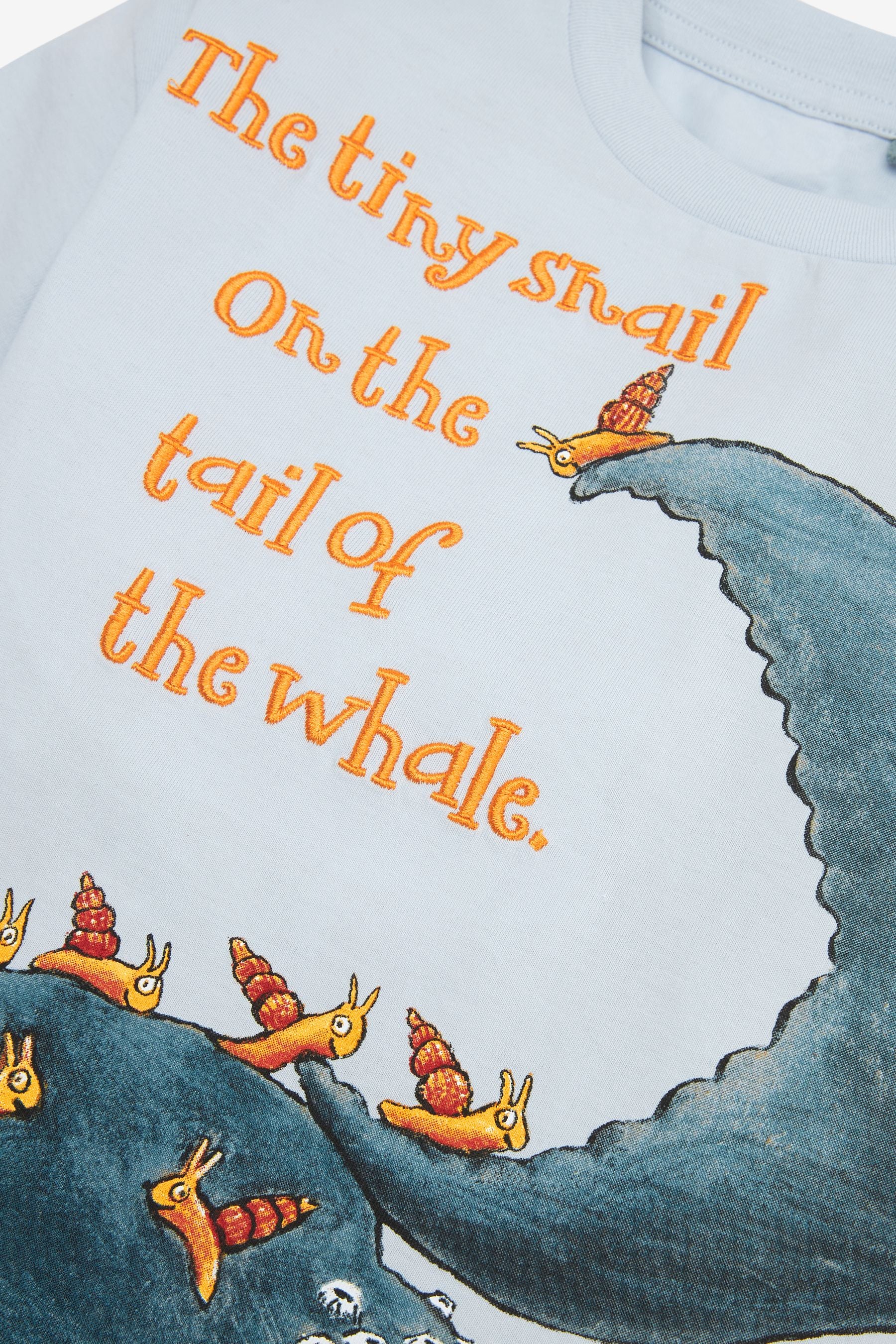 Blue The Snail & The Whale Short Sleeve T-Shirt (3mths-8yrs)