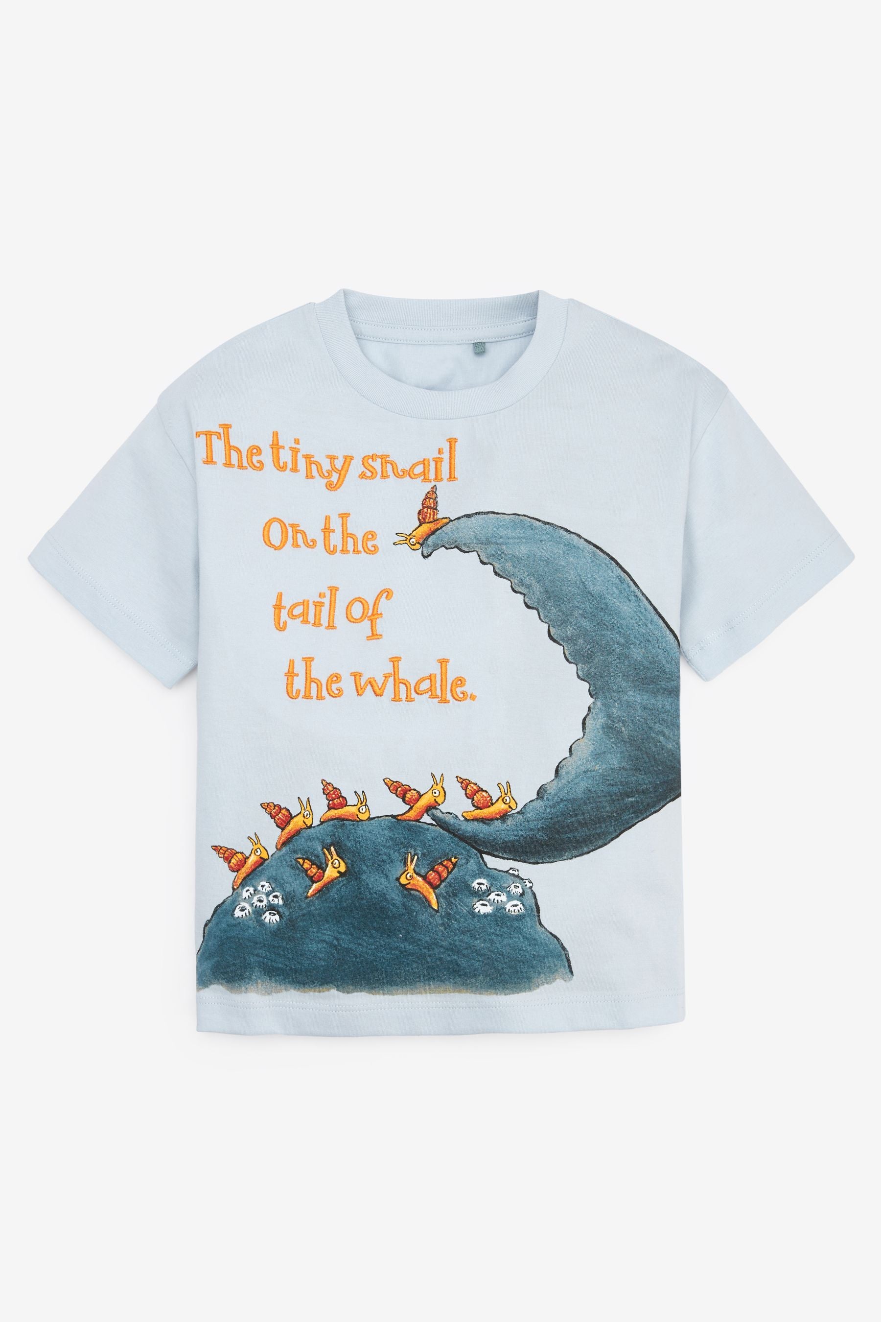 Blue The Snail & The Whale Short Sleeve T-Shirt (3mths-8yrs)