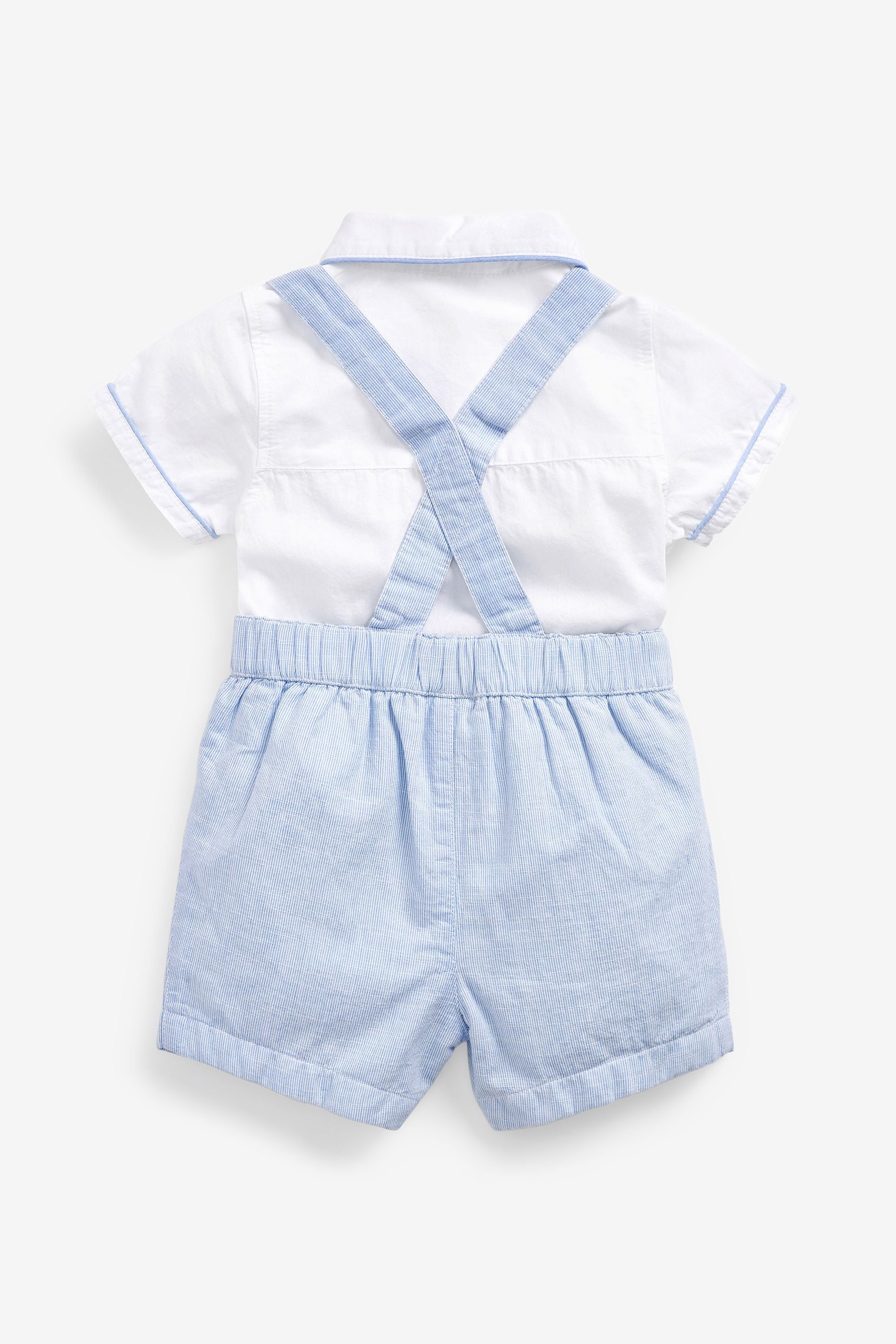 Blue Baby 3 Piece Smart Shirt, Shorts and Socks Set (0mths-2yrs)