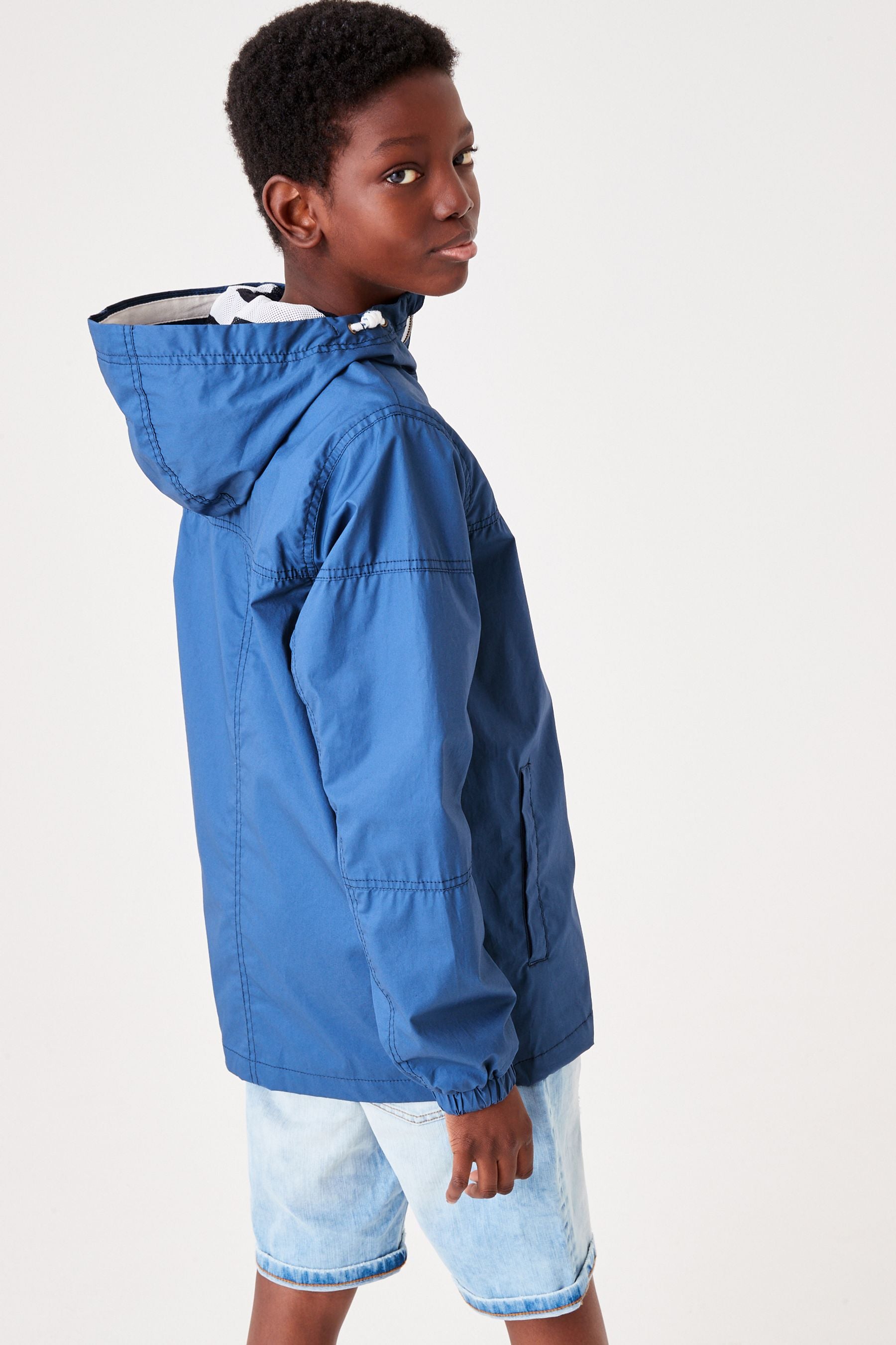 Blue Shower Resistant Jacket (3-16yrs)