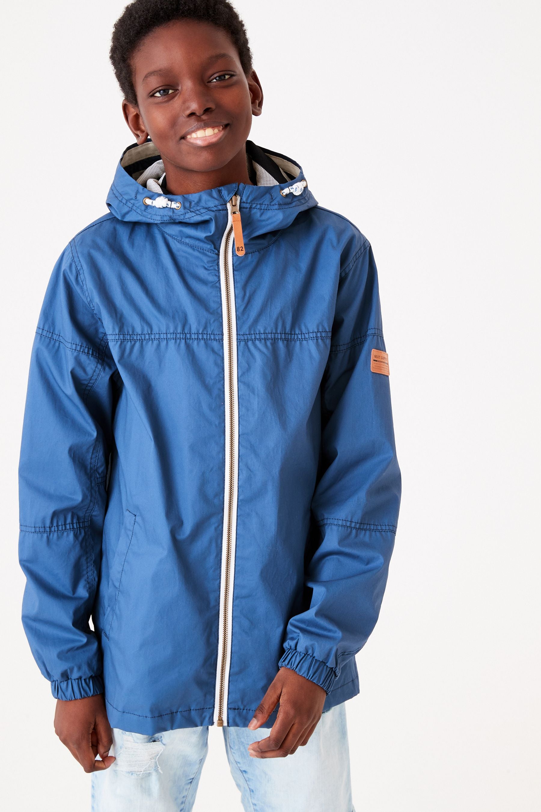 Blue Shower Resistant Jacket (3-16yrs)