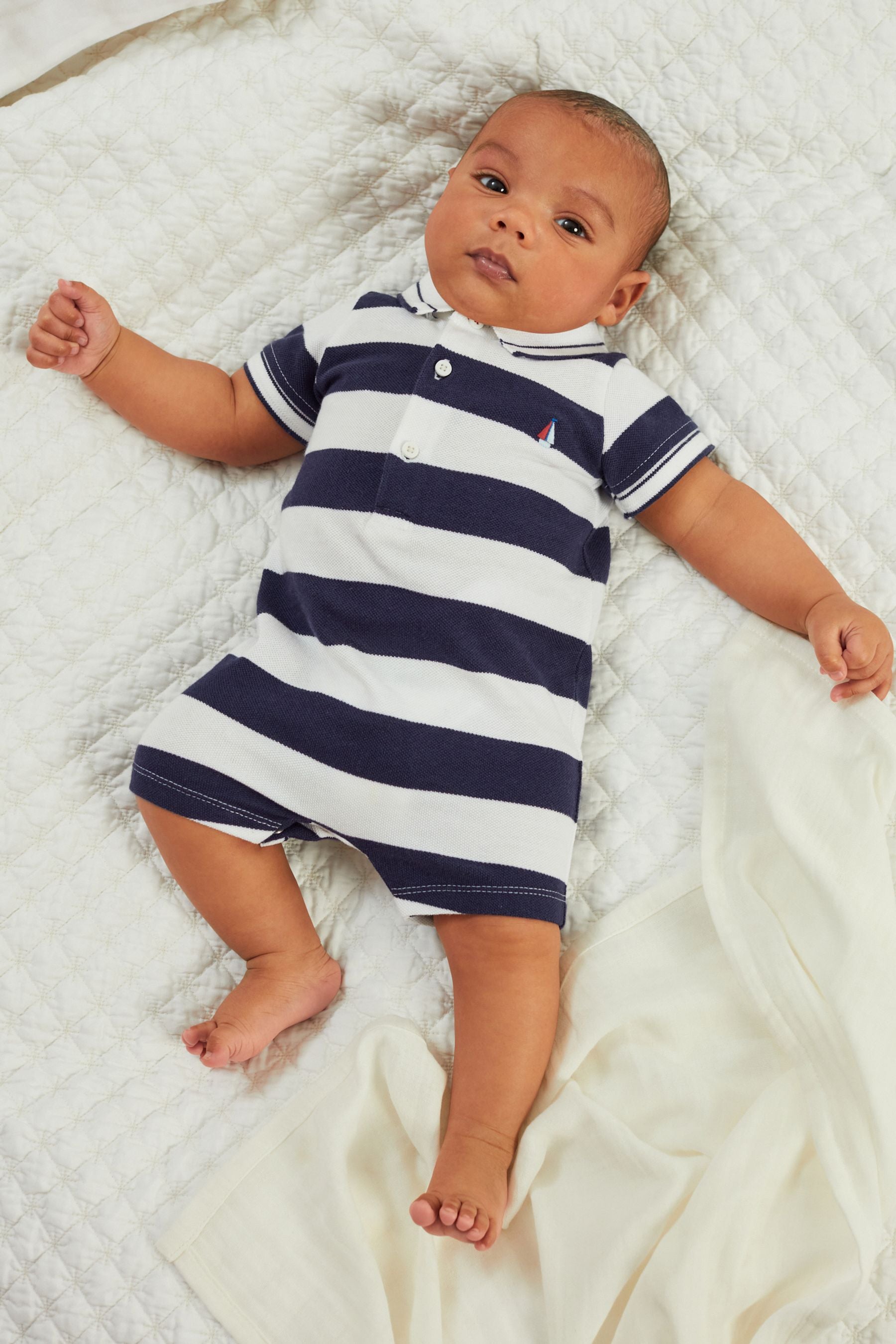 Blue Nautical Baby 2 Pack Rompers