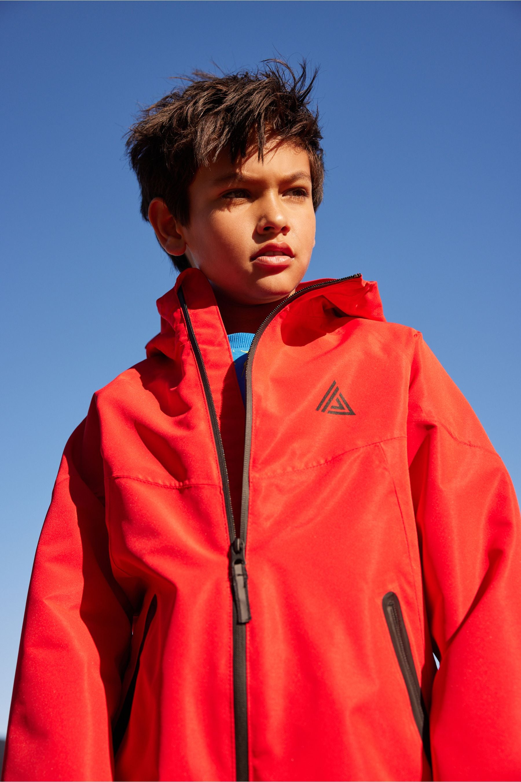 Red Waterproof Jacket (3-16yrs)