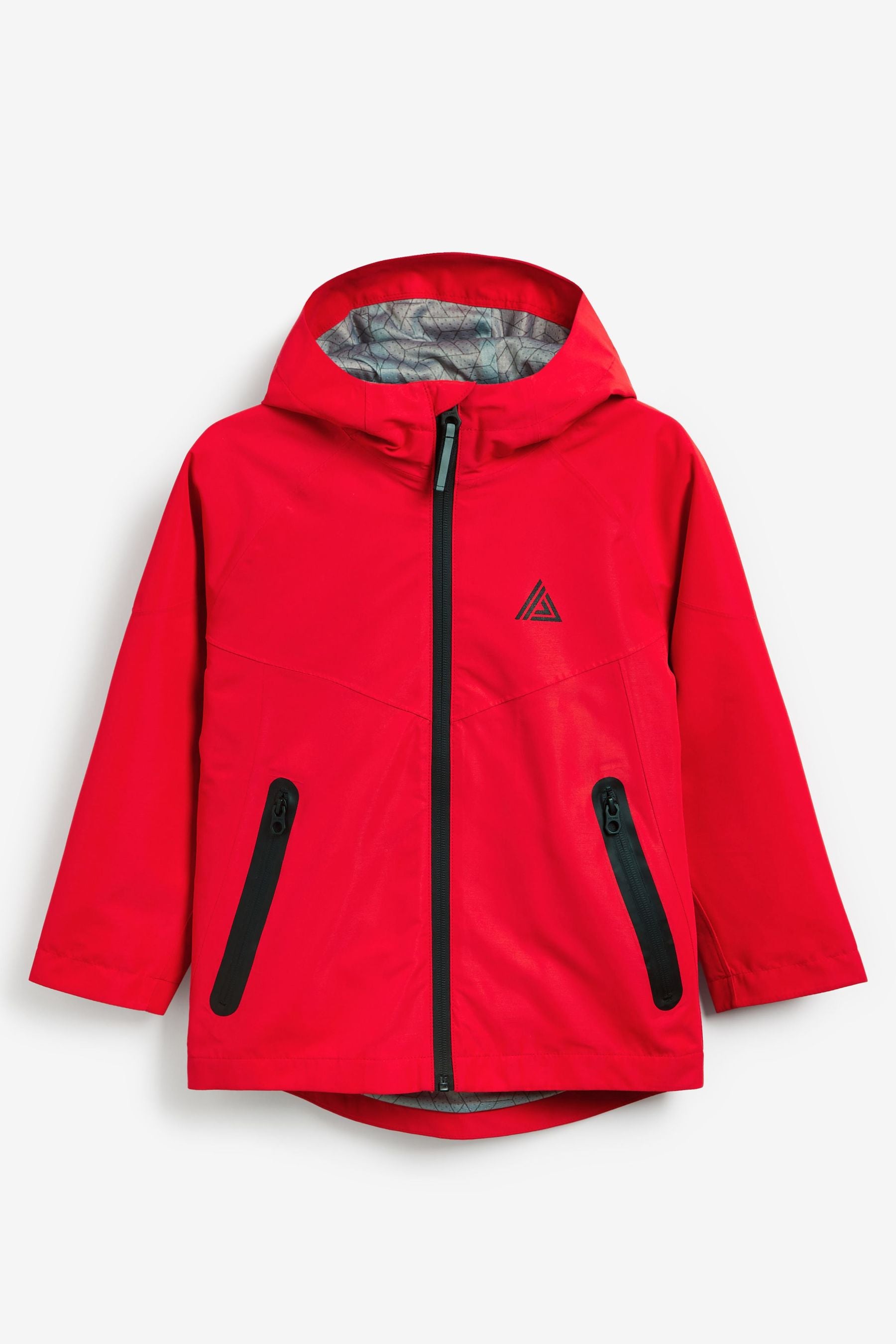 Red Waterproof Jacket (3-16yrs)