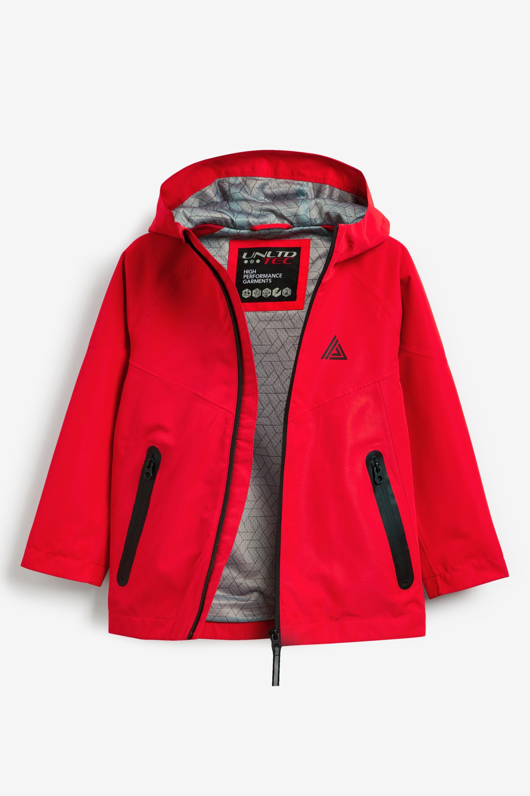 Red Waterproof Jacket (3-16yrs)