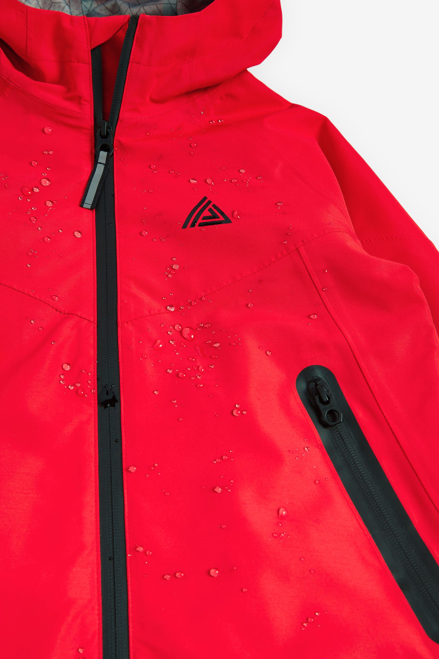 Red Waterproof Jacket (3-16yrs)