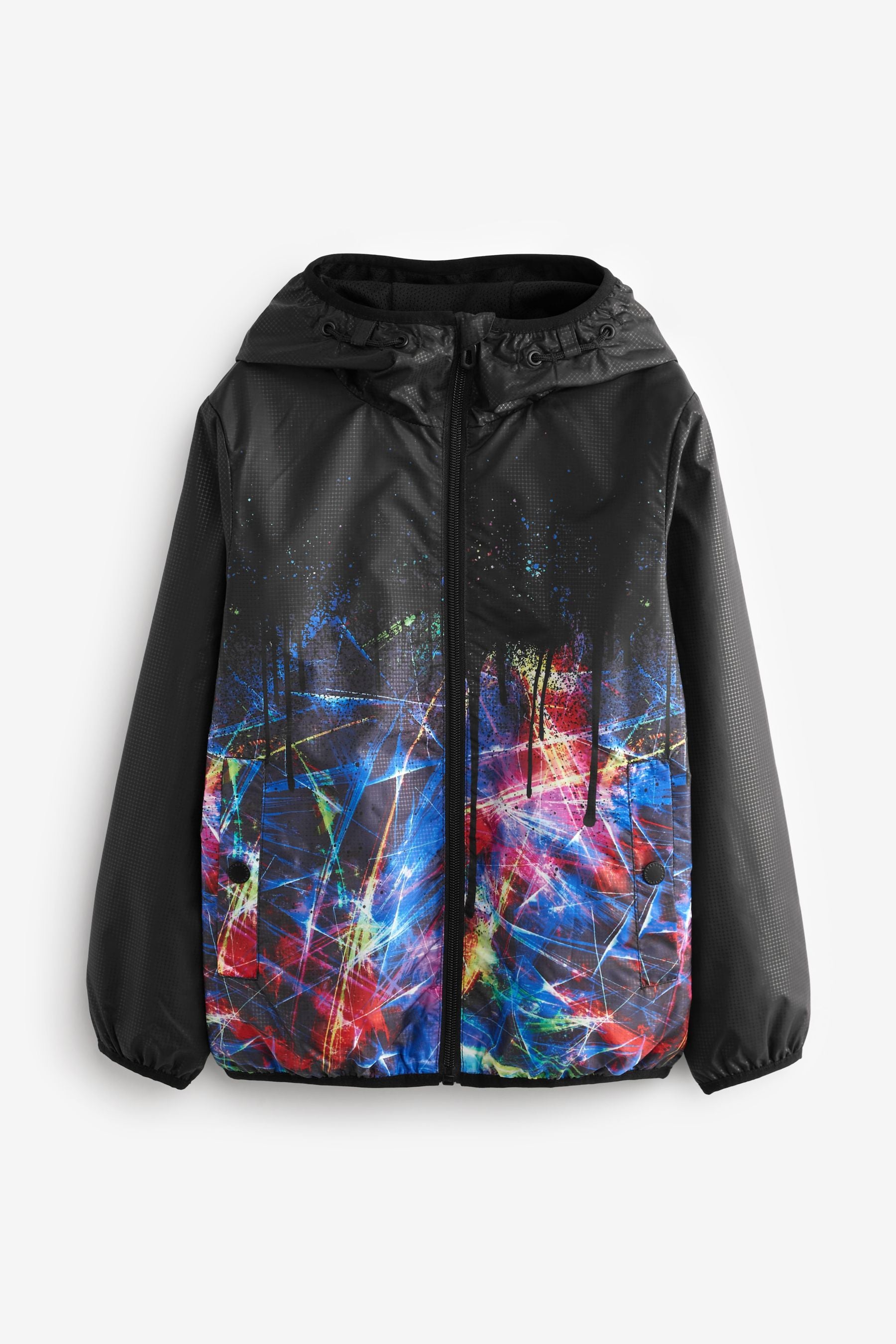 Multicoloured Print Shower Resistant Jacket (3-16yrs)