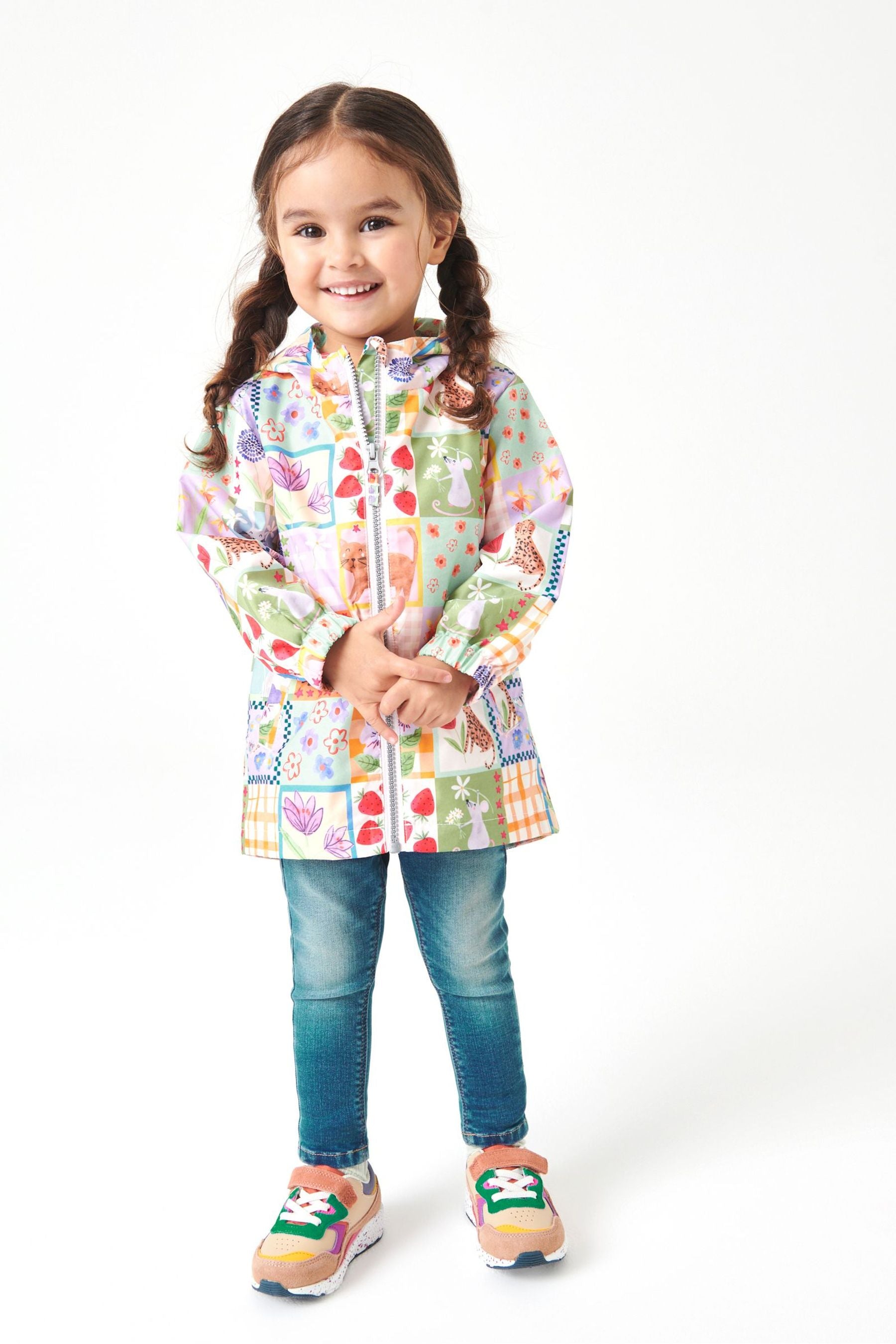 Multi Character Shower Resistant Printed Cagoule Jacket (3mths-7yrs)