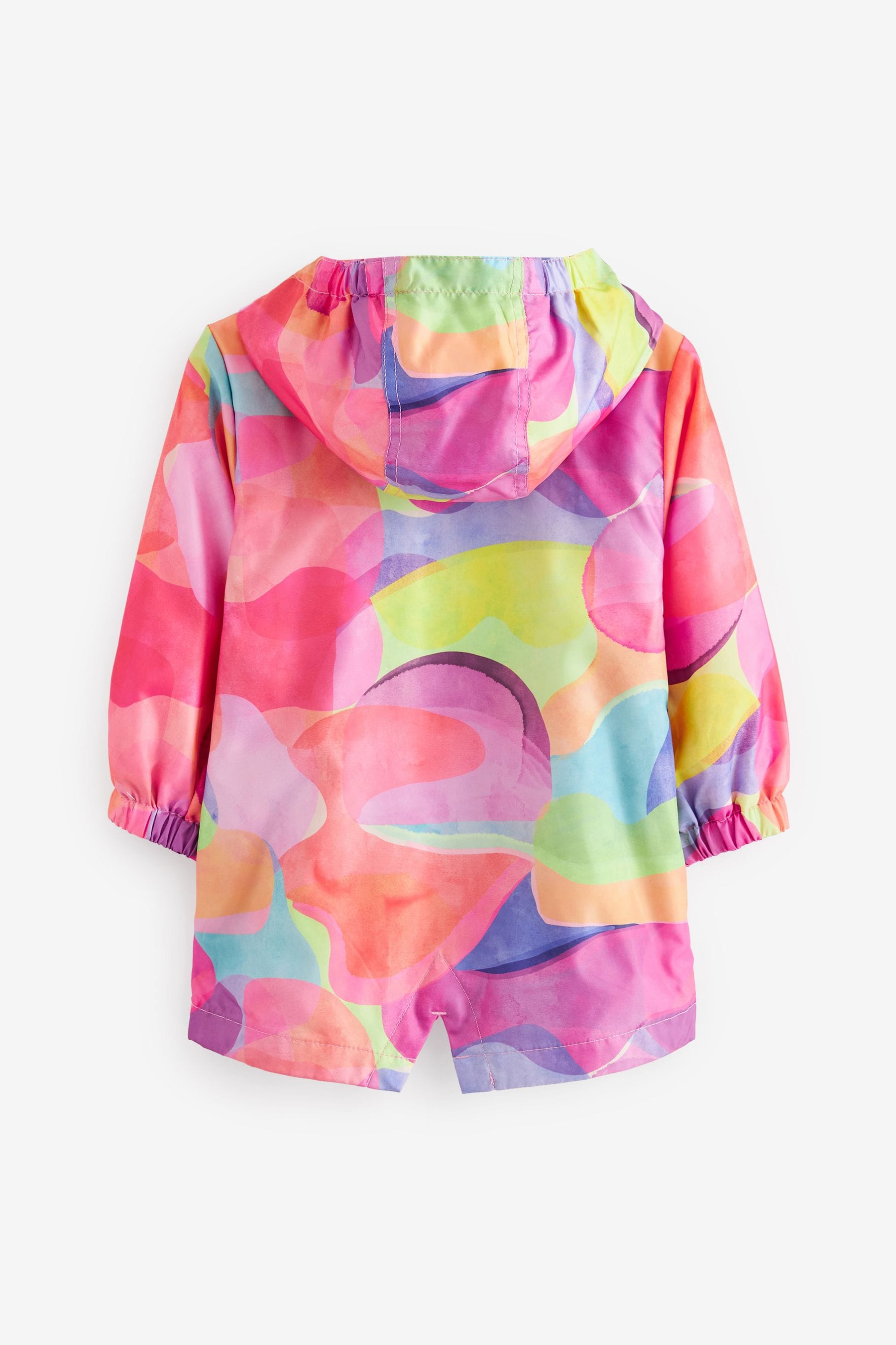 Pink Shapes Shower Resistant Printed Cagoule Jacket (3mths-7yrs)