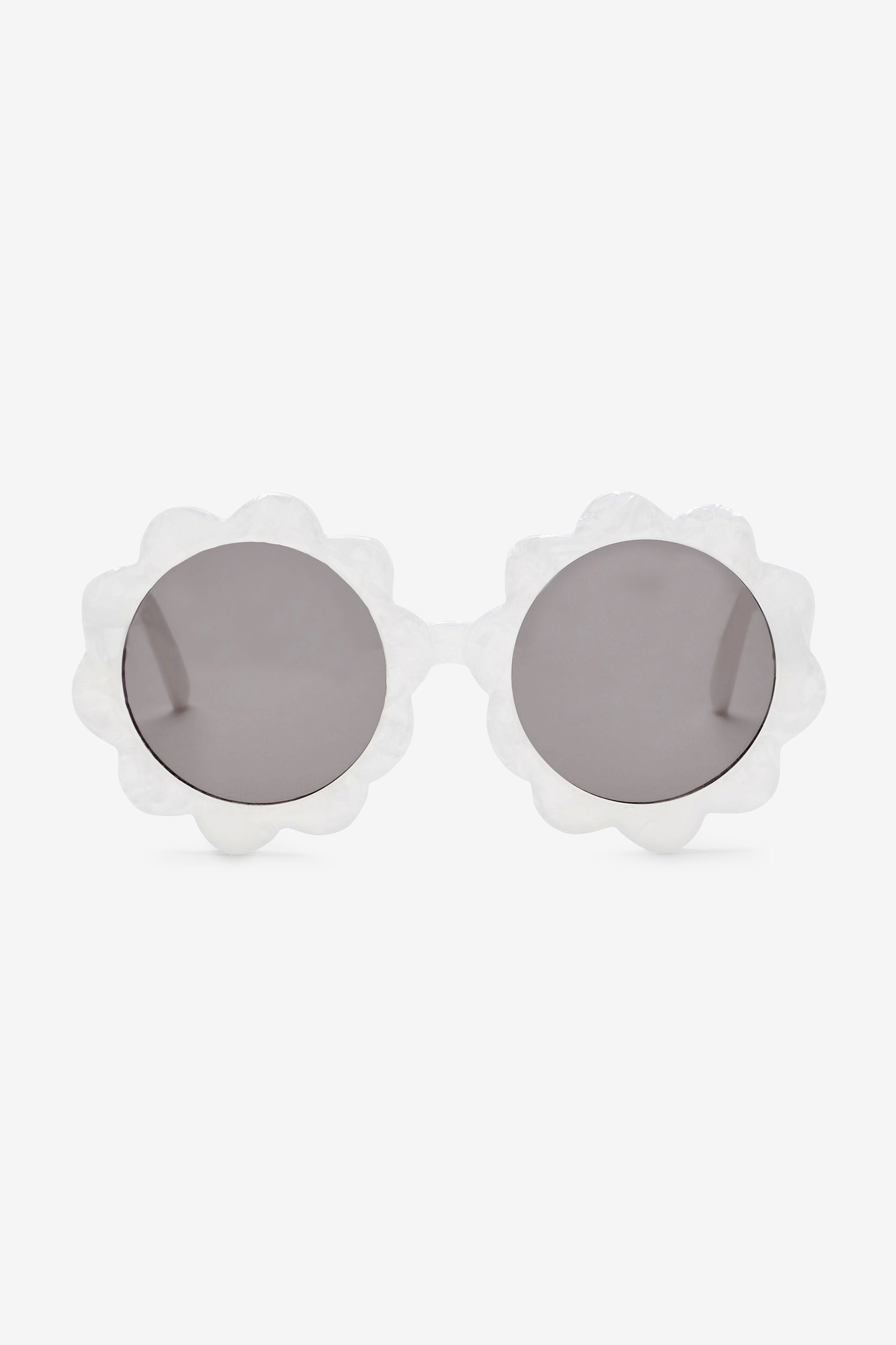 Pearl White Flower Sunglasses