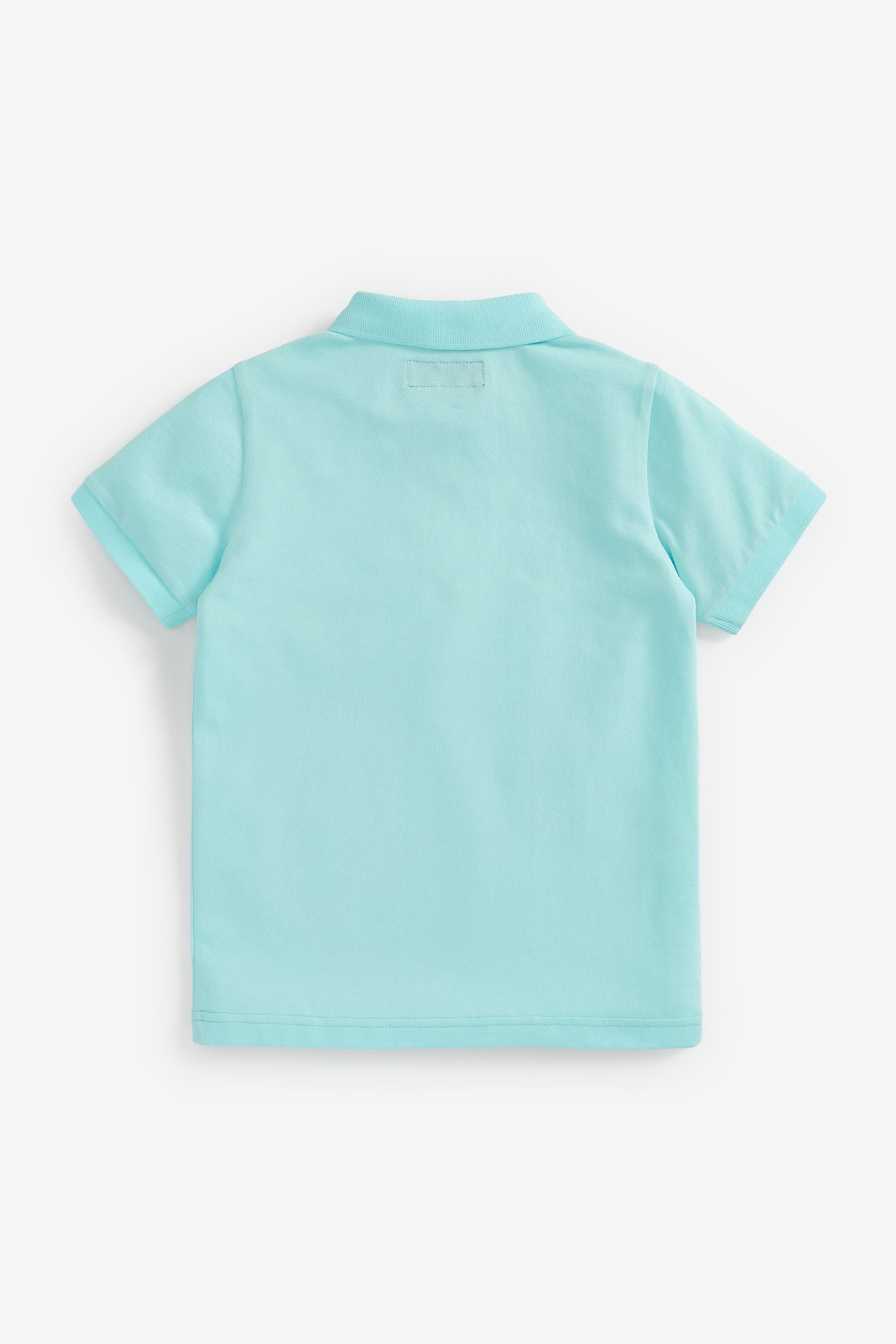 Mint Green Short Sleeve Polo Shirt (3-16yrs)