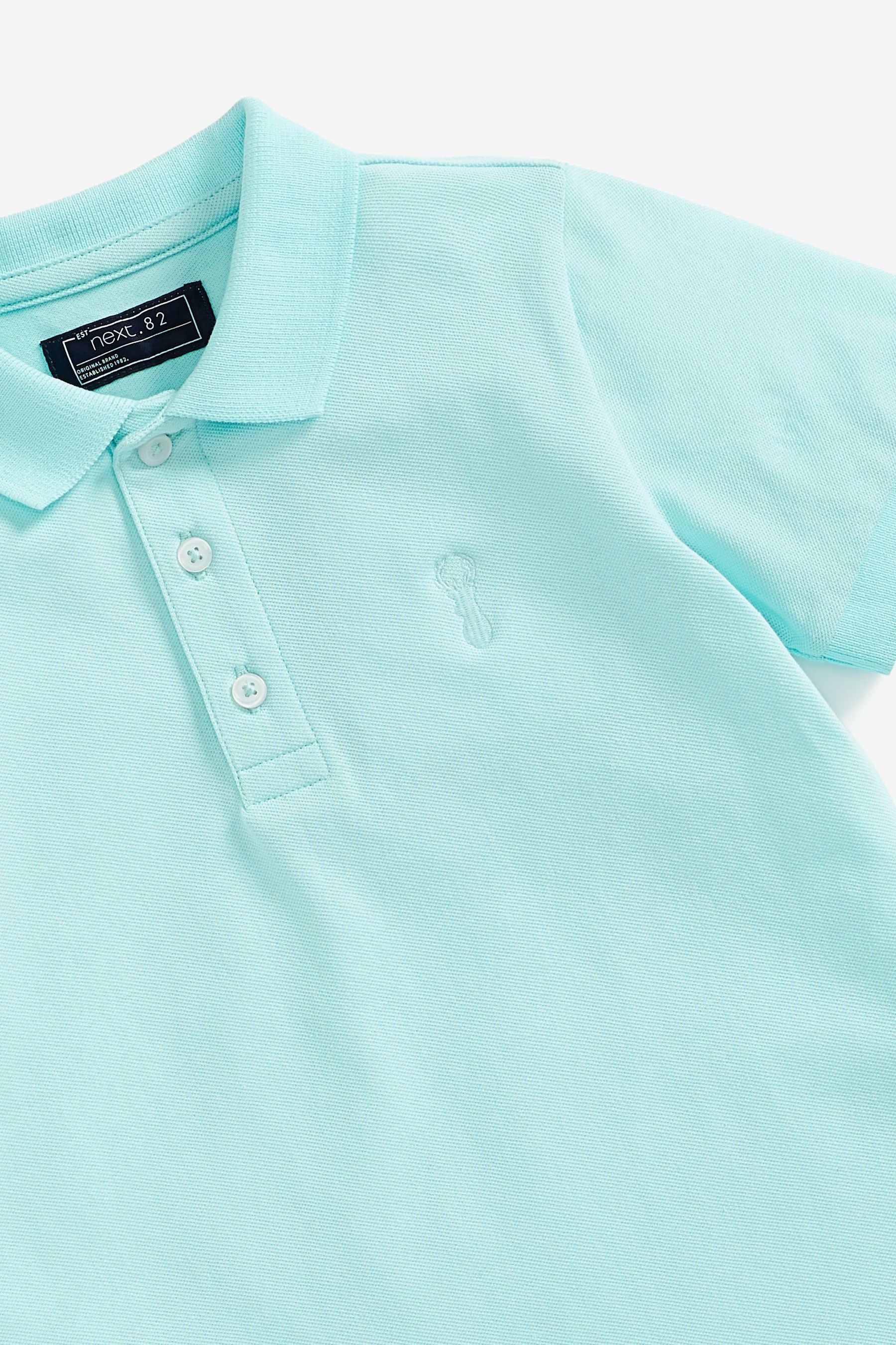 Mint Green Short Sleeve Polo Shirt (3-16yrs)