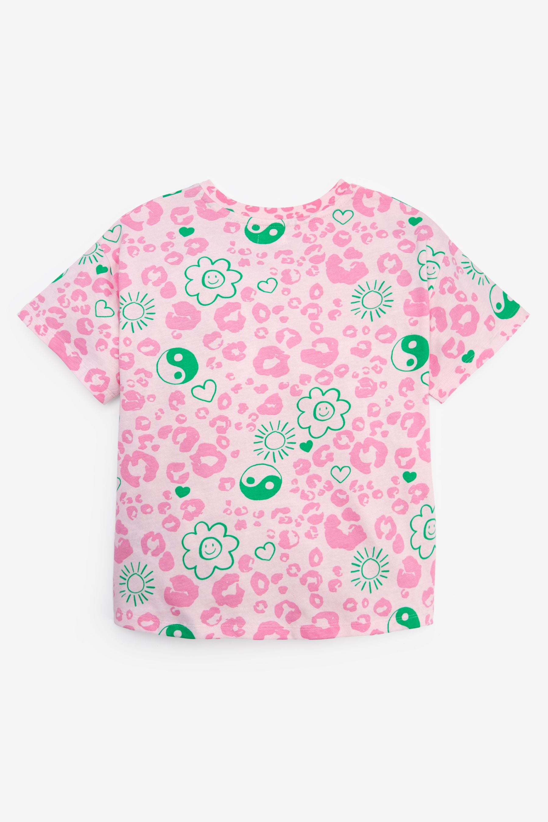 Pink Animal Relaxed Fit T-Shirt (3-16yrs)