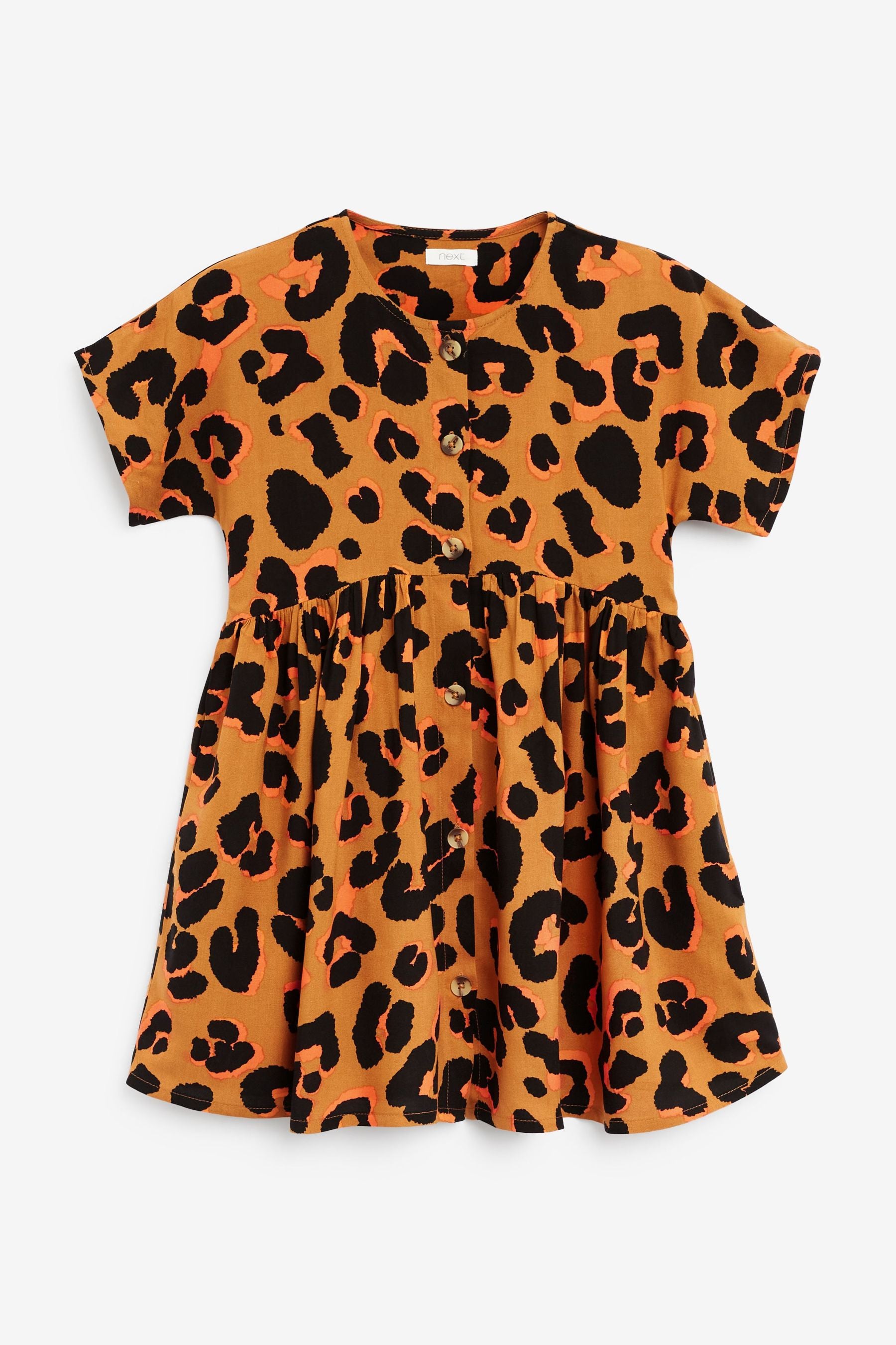 Animal Print Relaxed Dress (3-16yrs)