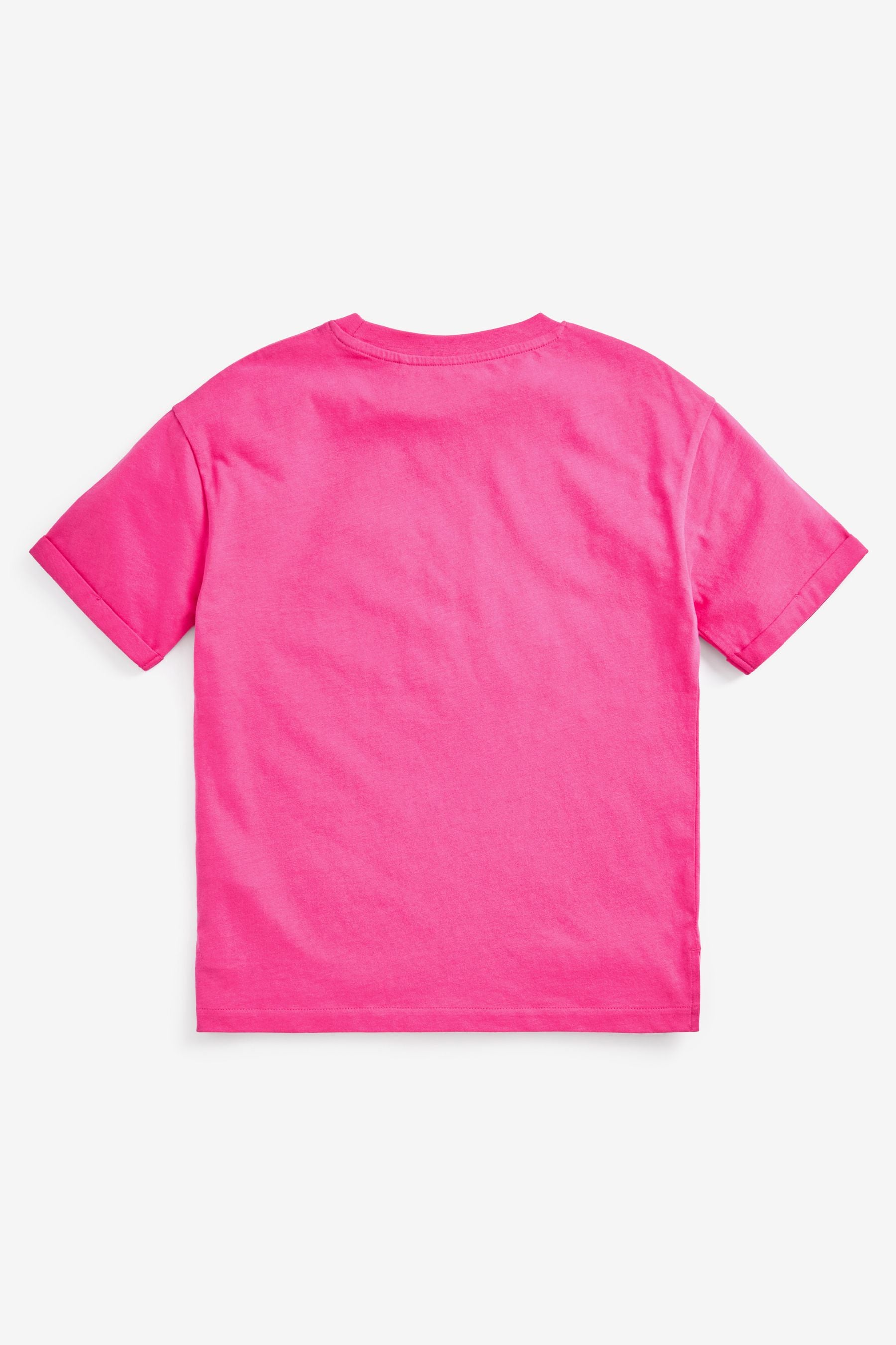 Magenta Pink Oversized T-Shirt (3-16yrs)