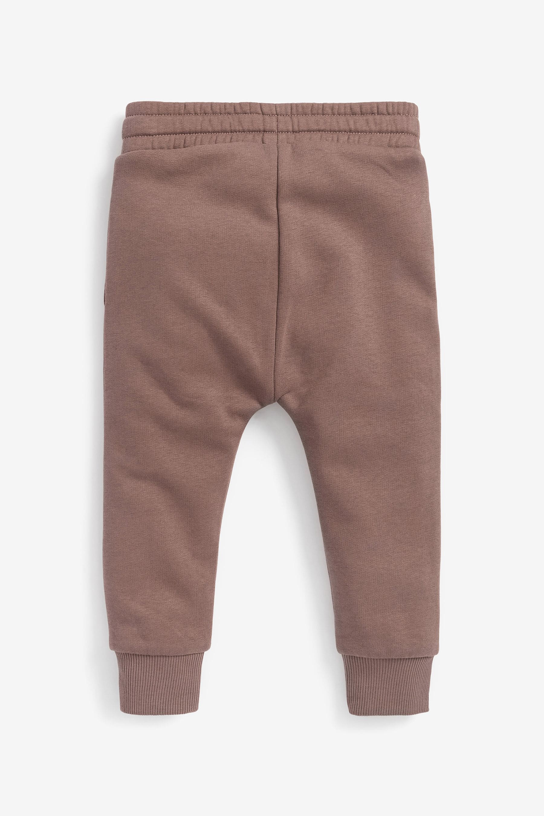 Pink Tonal Jersey Sweatshirt And Joggers Set (3mths-7yrs)