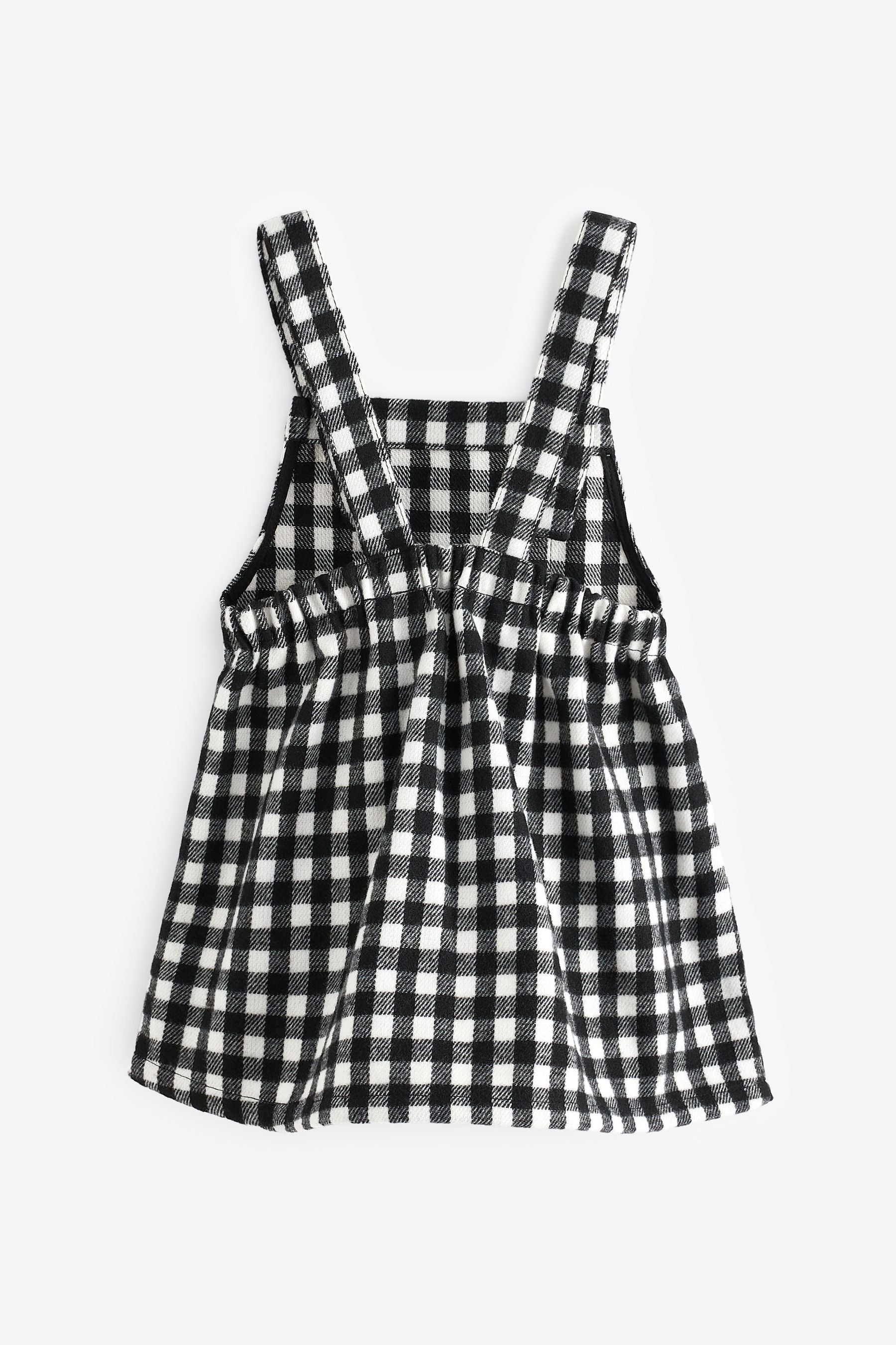 Black Nxt Check Pinafore Dress (3mths-8yrs)