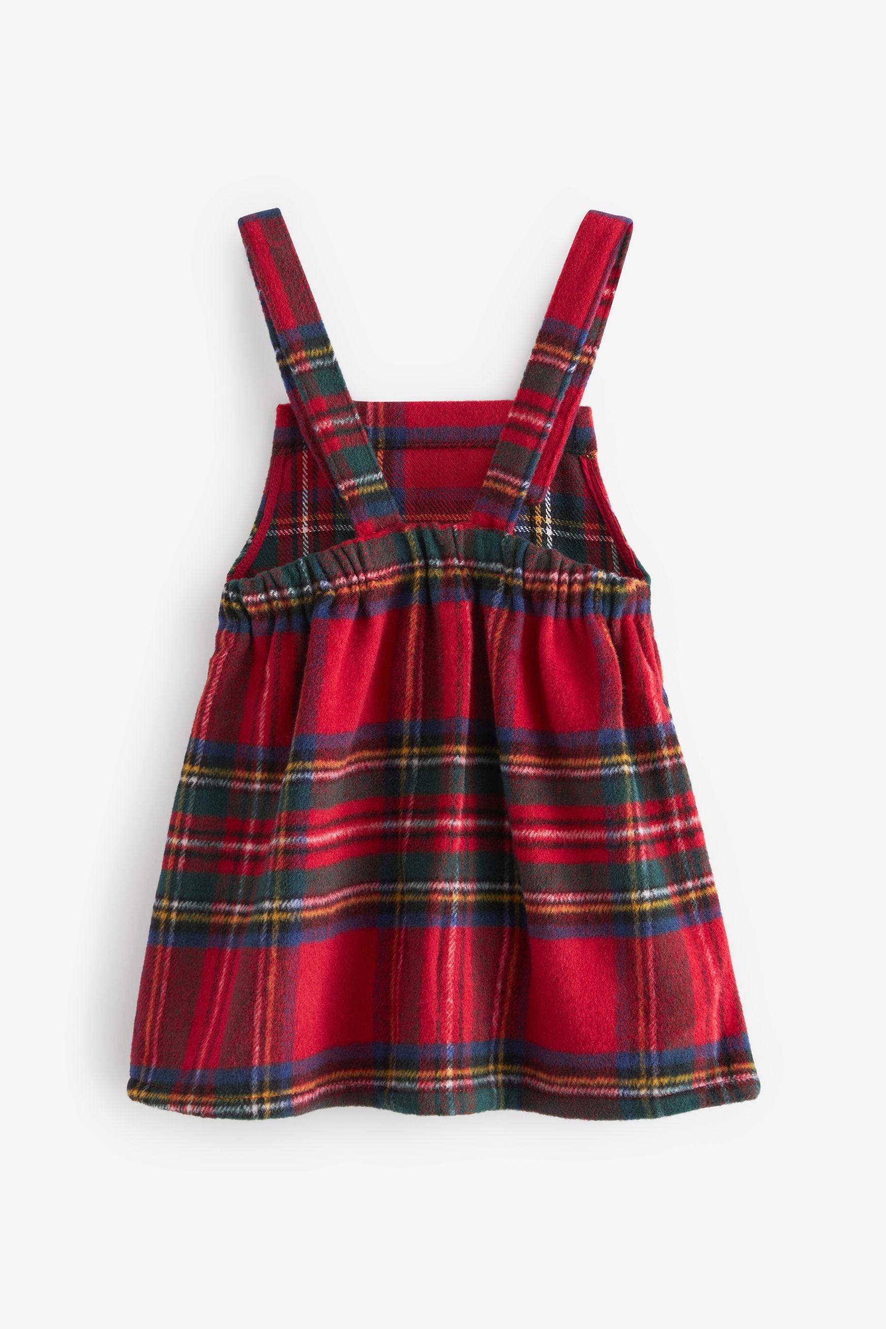 Red Tartan Next Check Pinafore Dress (3mths-8yrs)