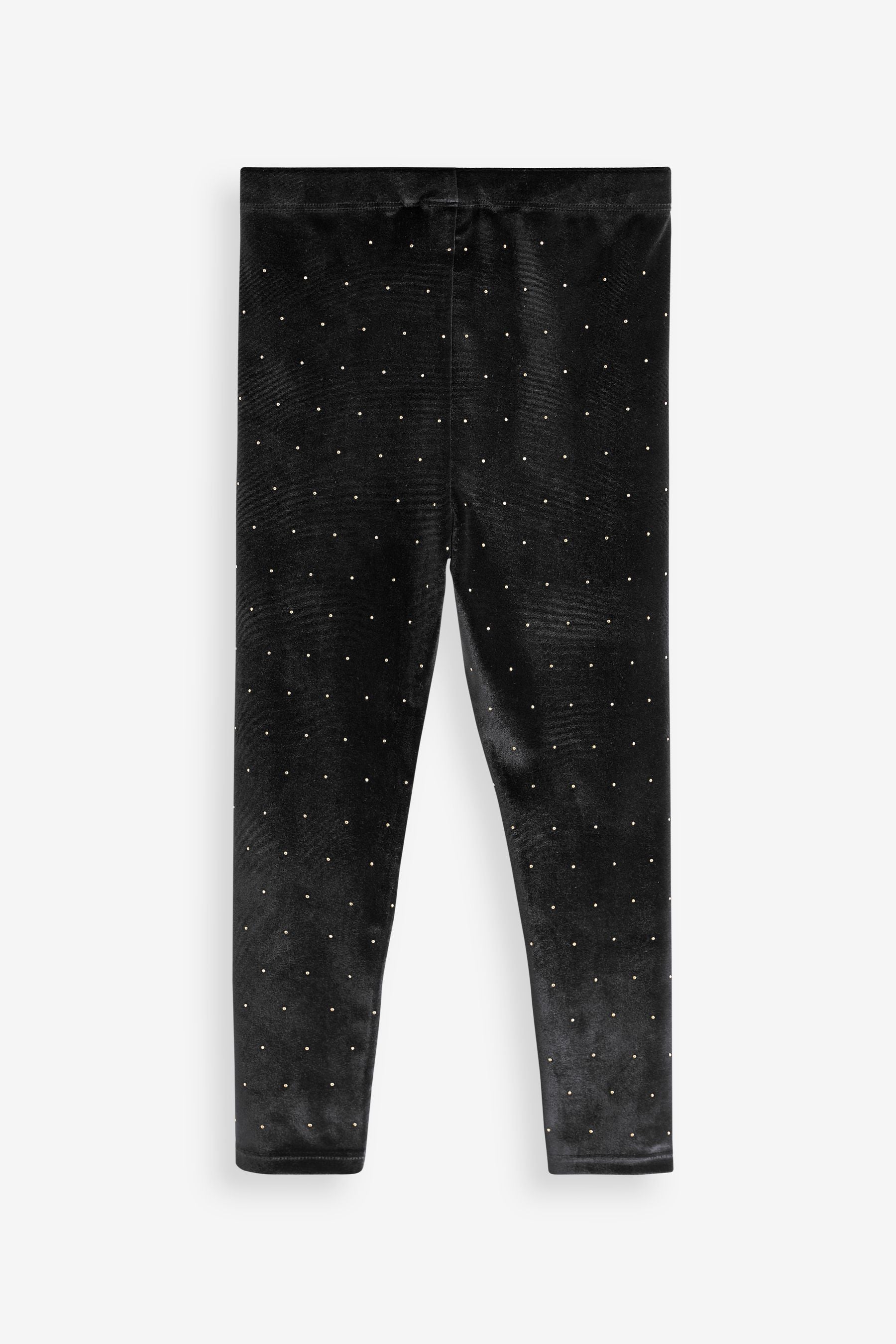 Black Stud Sparkle Leggings (3-16yrs)