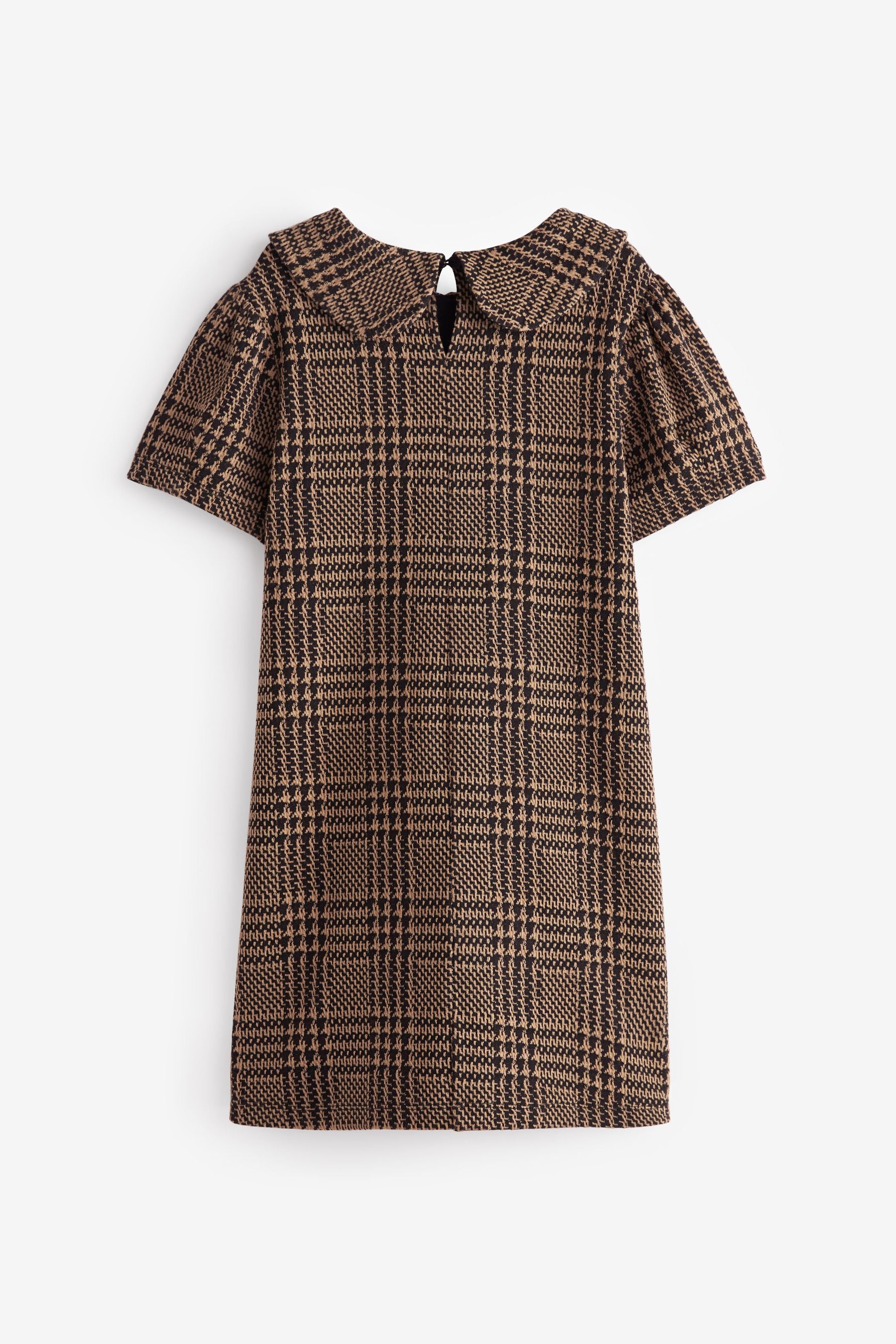 Black/Tan Brown Collar Dress (3-16yrs)