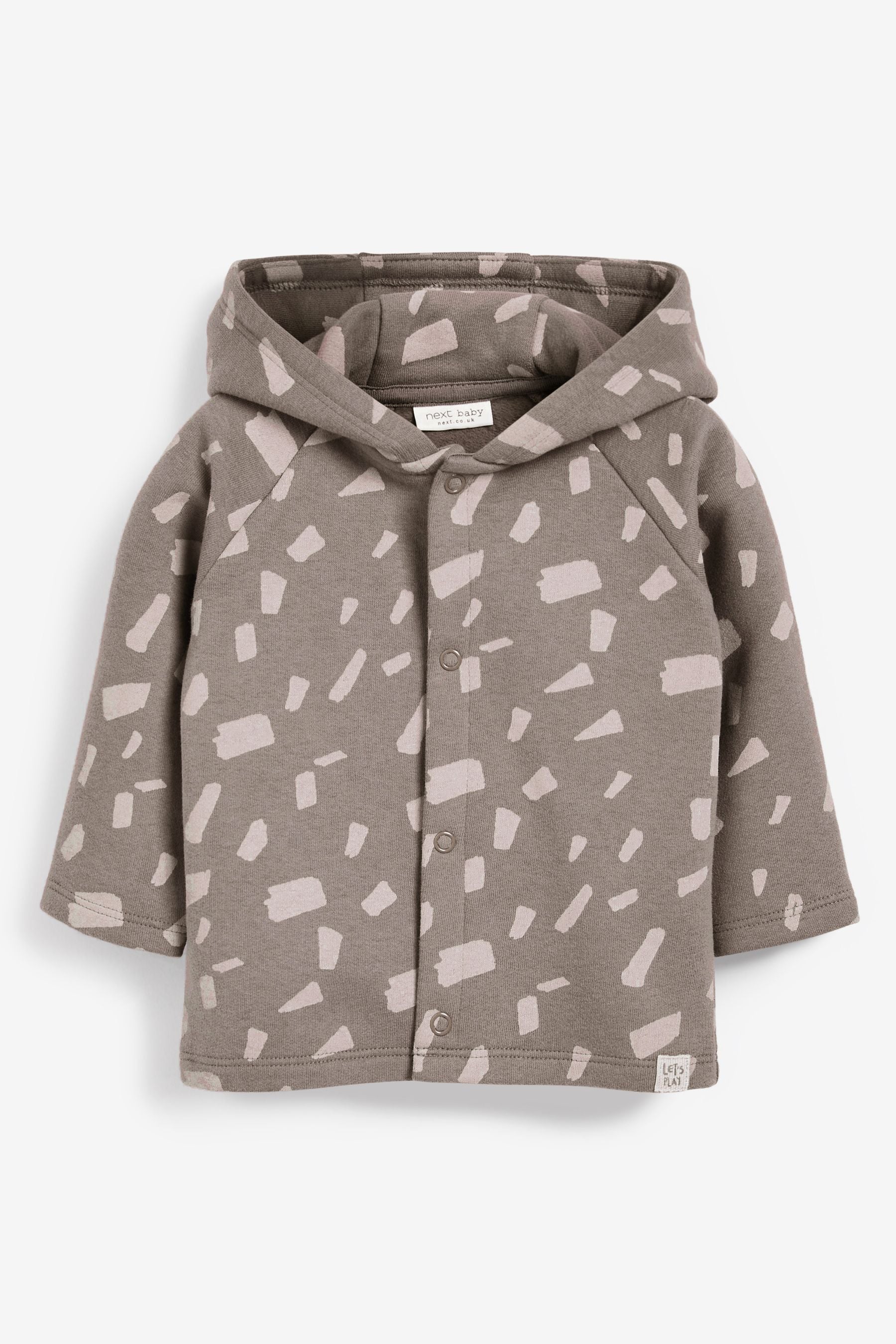 Grey Printed Jersey Jacket (0mths-3yrs)