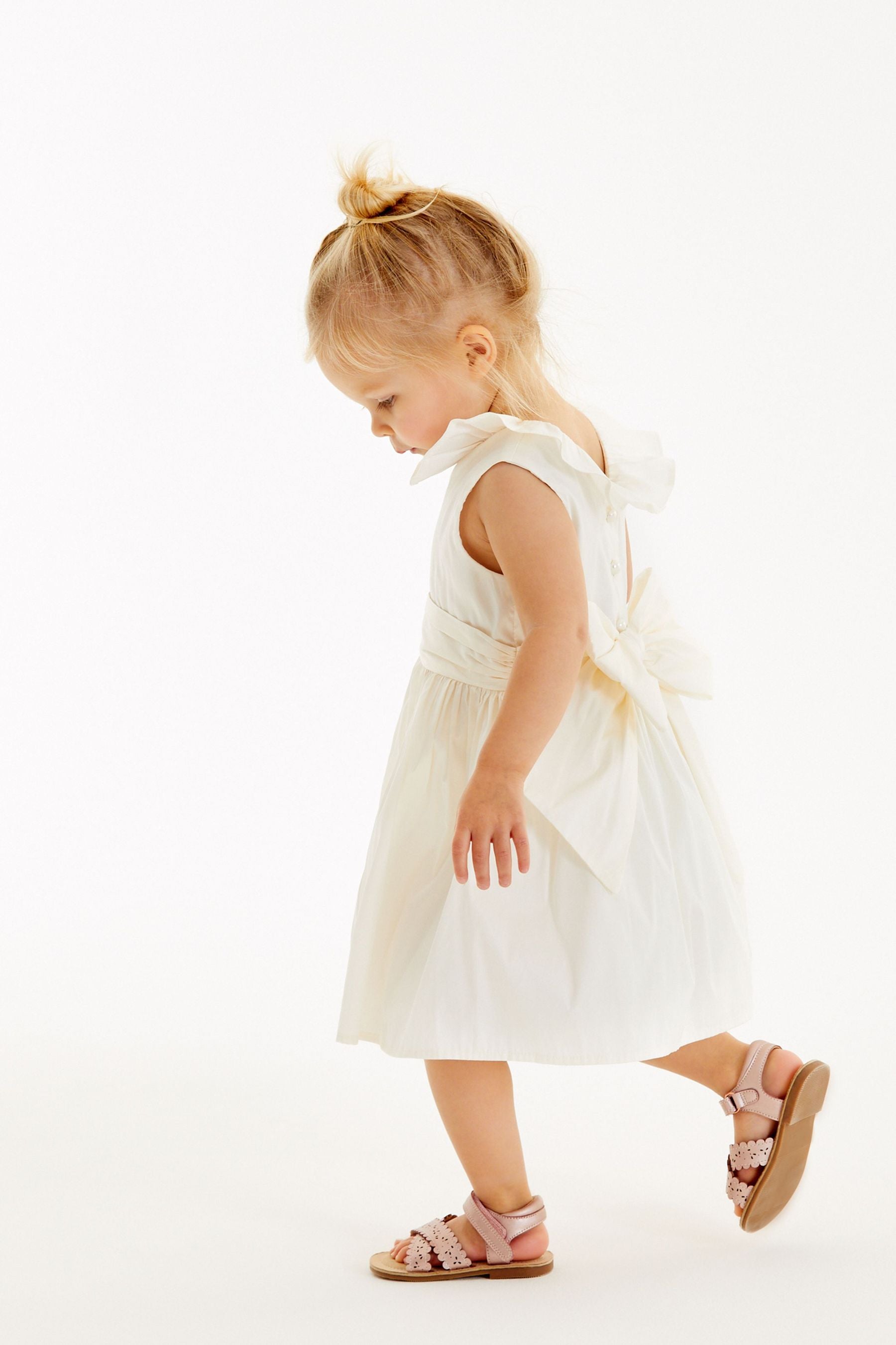 Ivory Taffeta Bridesmaid Dress (3mths-8yrs)