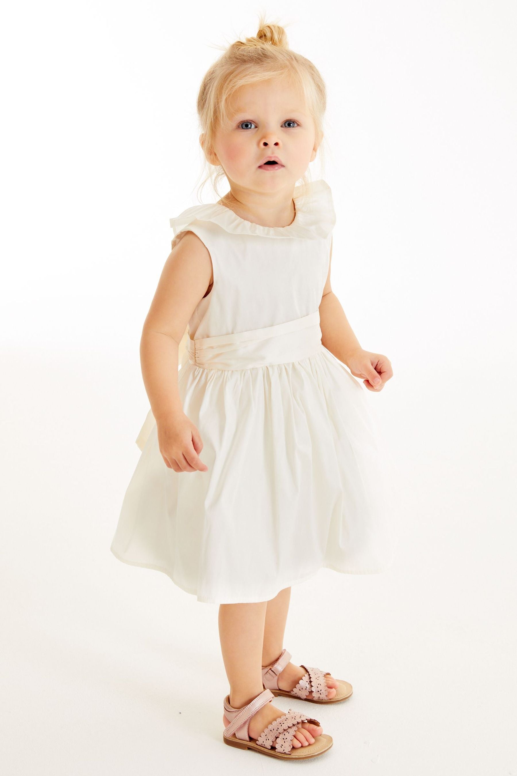 Ivory Taffeta Bridesmaid Dress (3mths-8yrs)