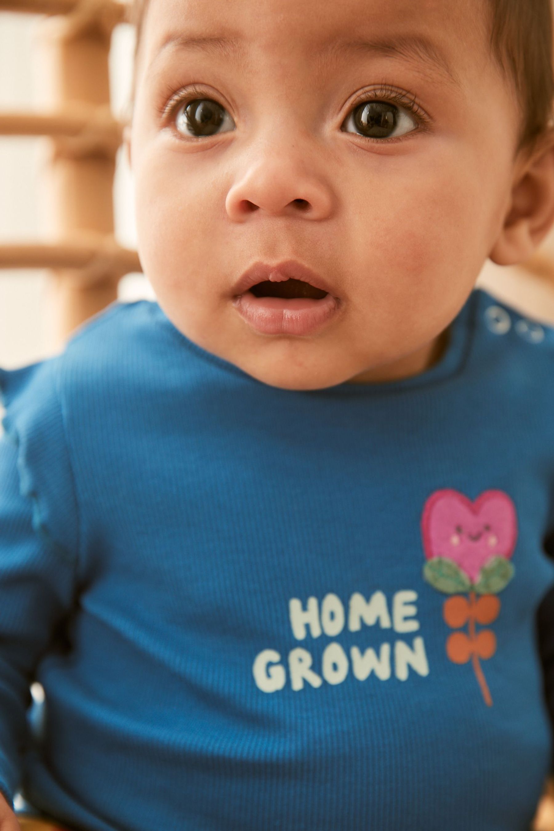 Blue/Yellow Baby 4 Piece T-Shirt And Leggings Set