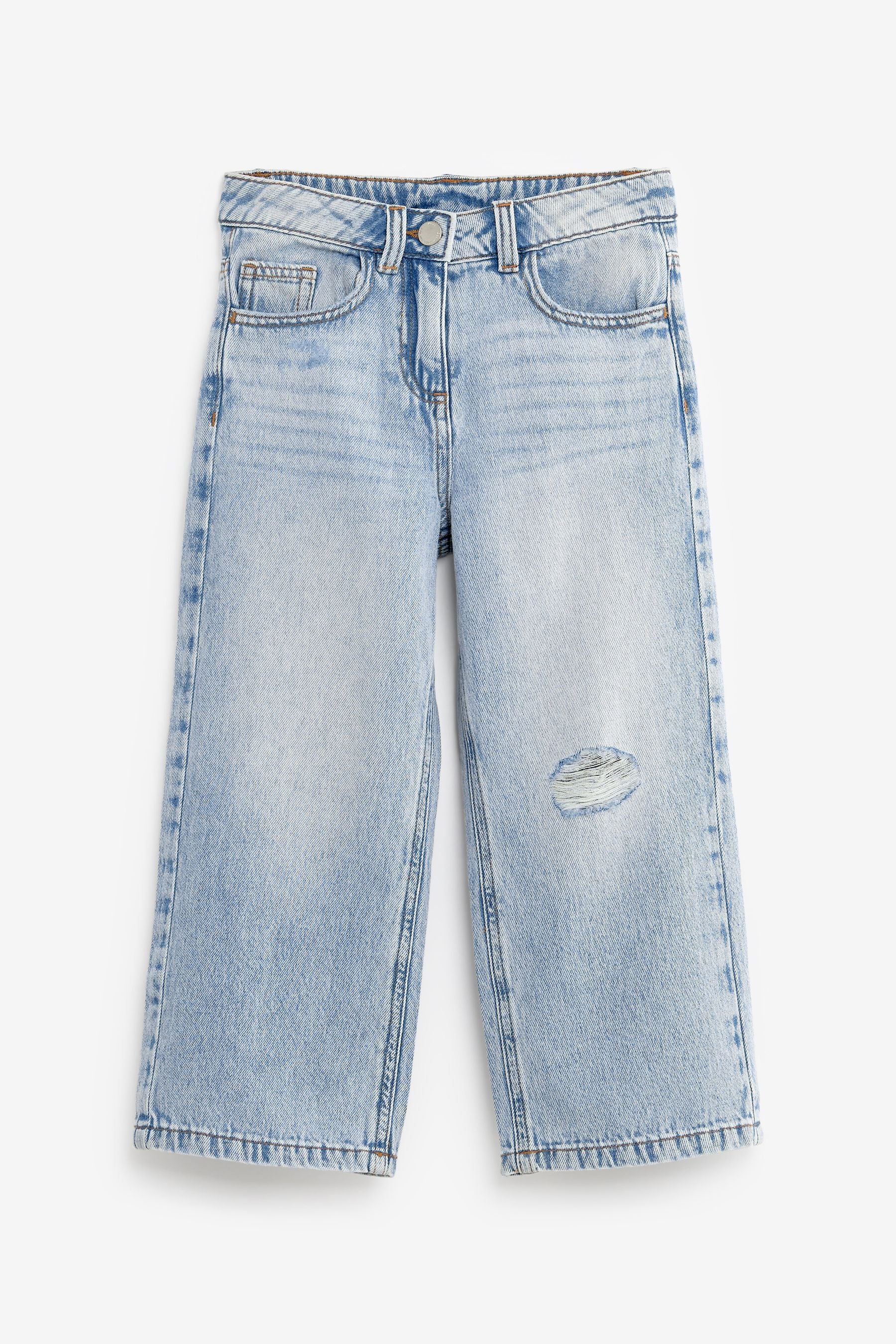 Light Blue Wide Straight Jeans (3-16yrs)