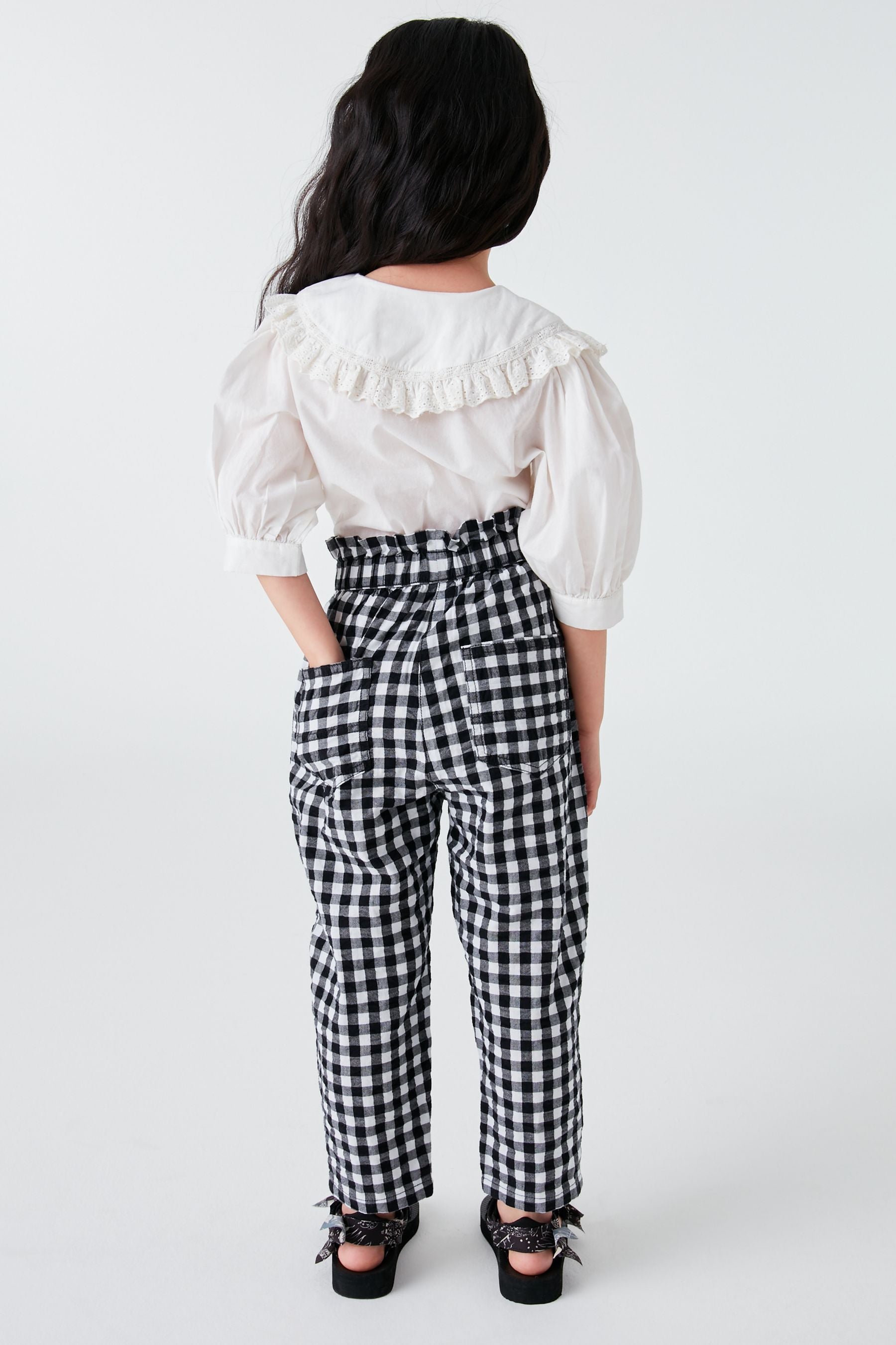 Monochrome Tapered Leg Trousers (3-16yrs)