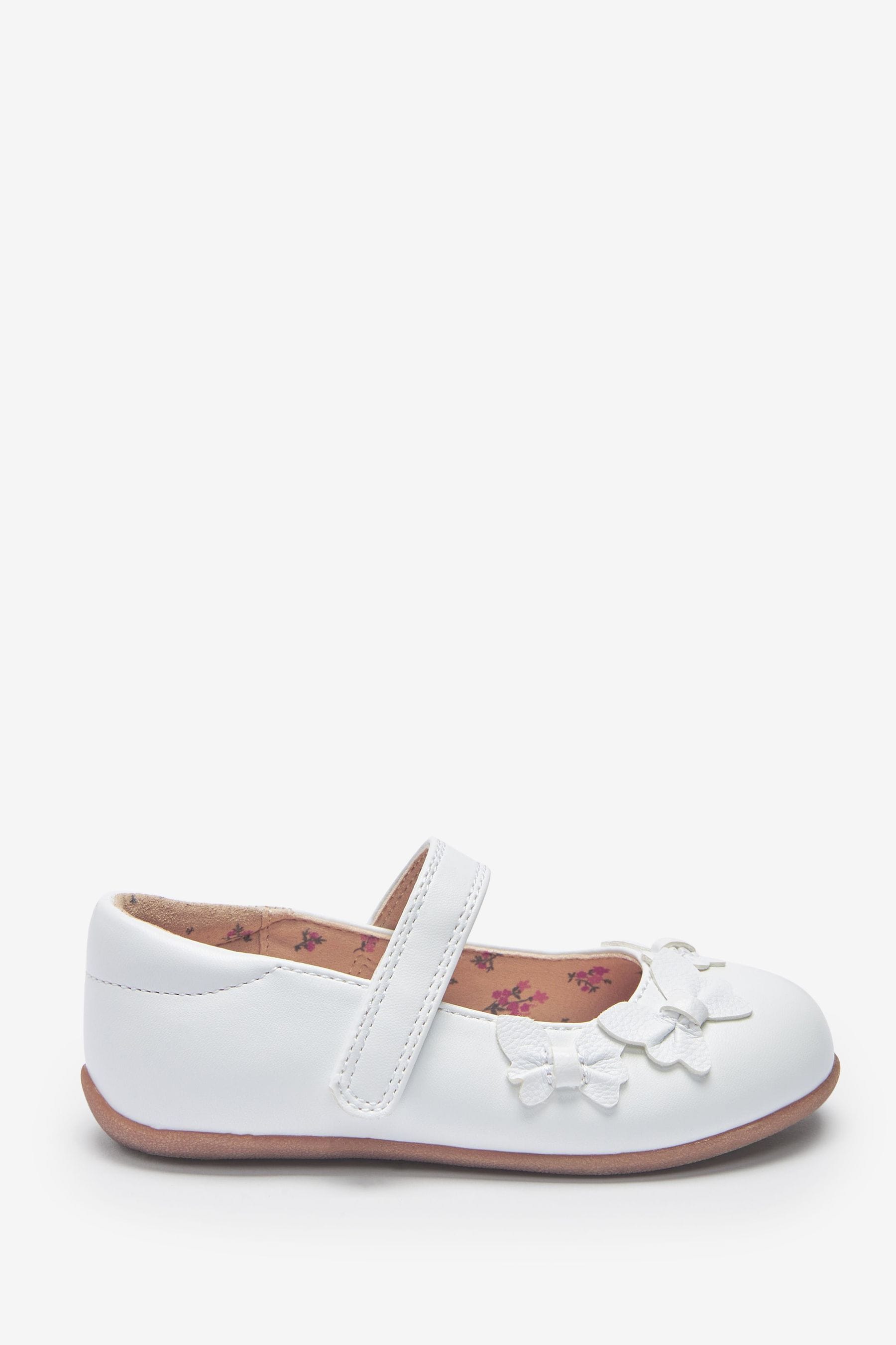 White Butterfly Mary Jane Shoes