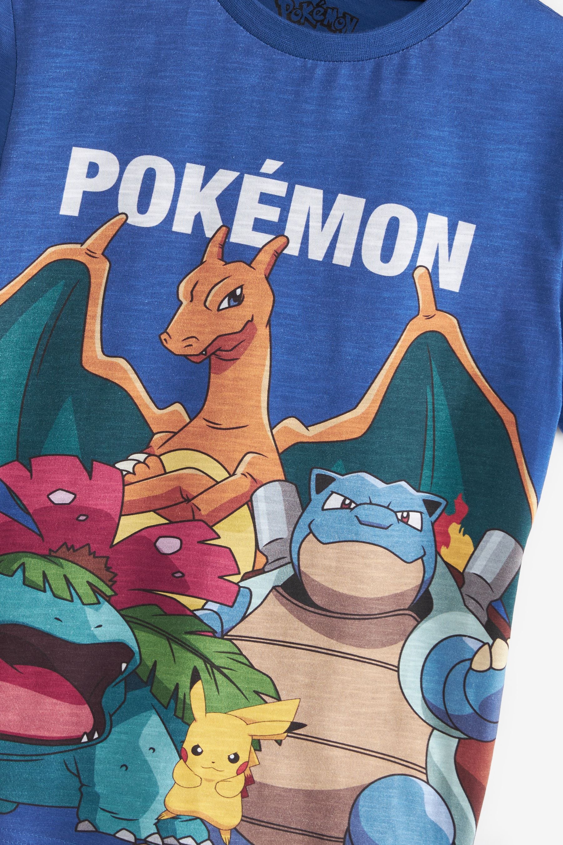 Blue Pokmon Gaming License T-Shirt (3-16yrs)