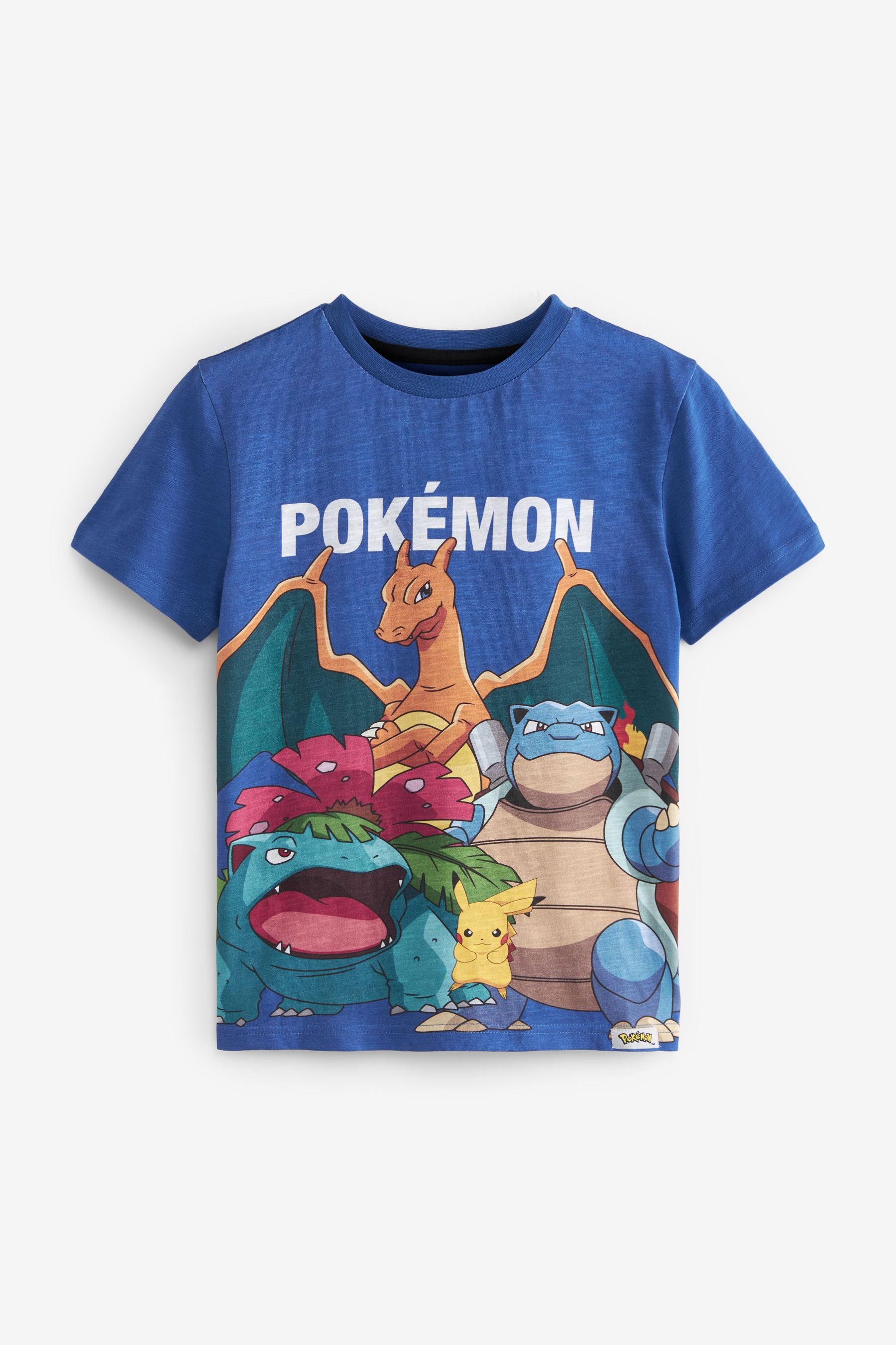 Blue Pokmon Gaming License T-Shirt (3-16yrs)