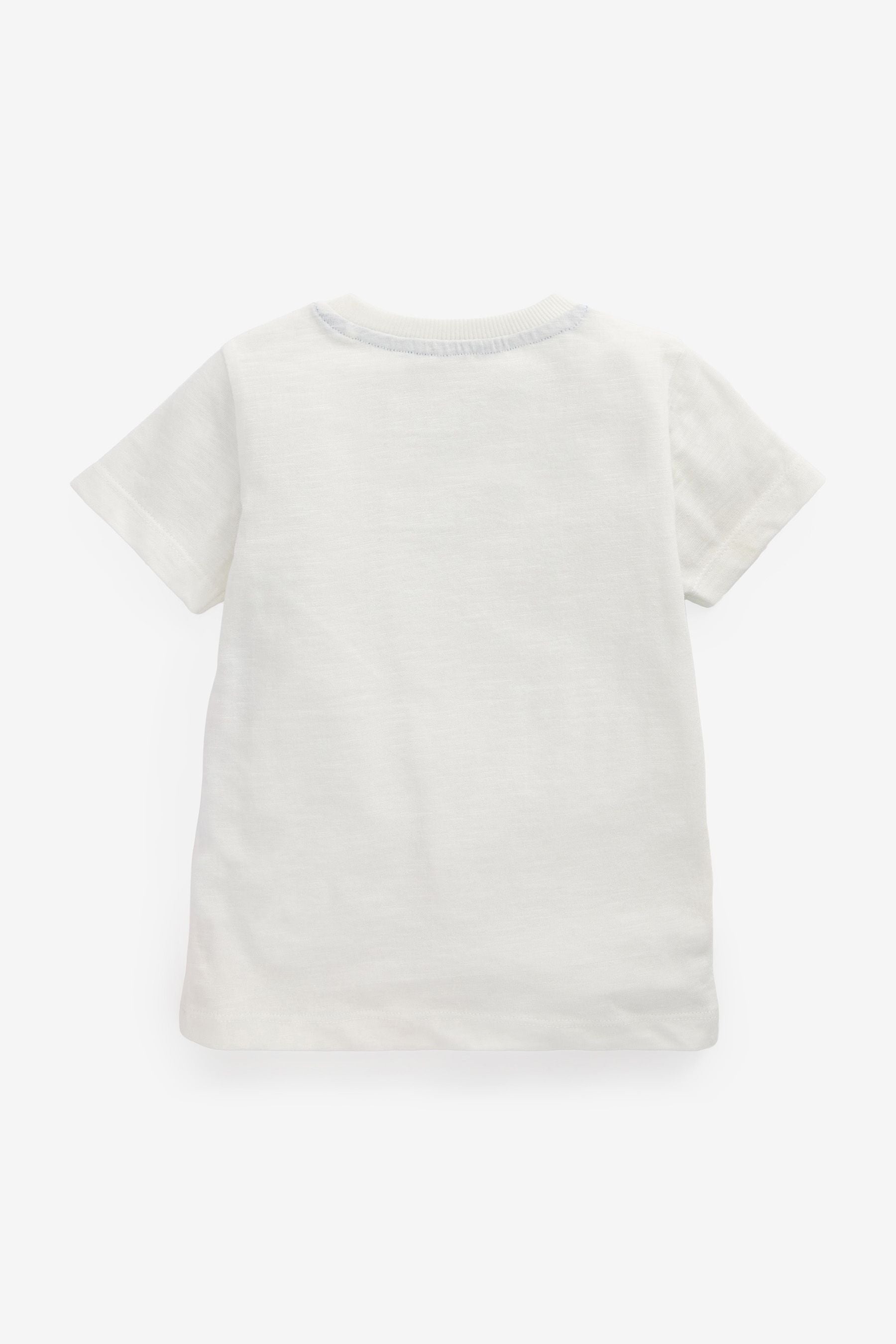 White Farm Appliqu T-Shirt (3mths-7