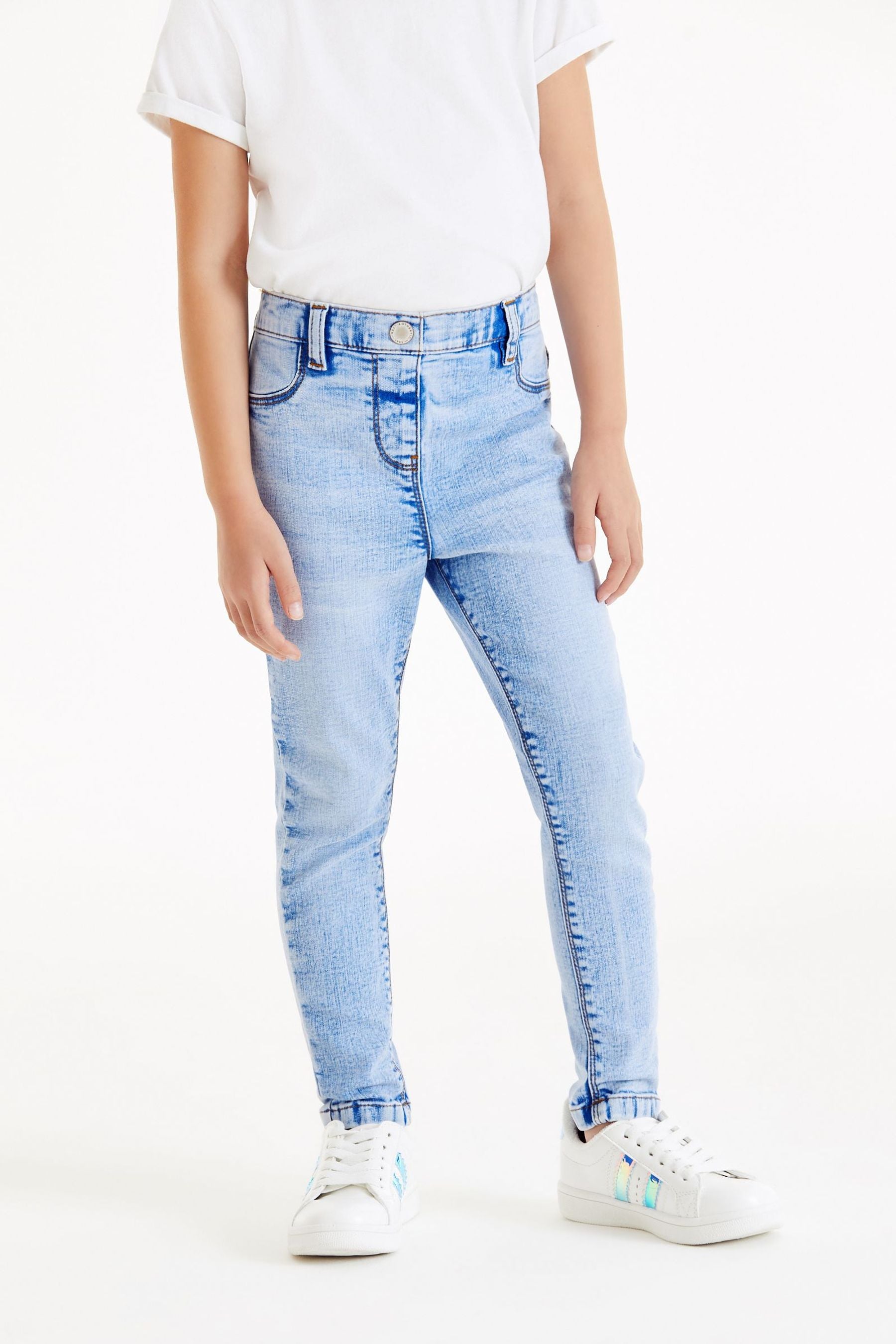 Bright Blue Denim Jeggings (3-16yrs)