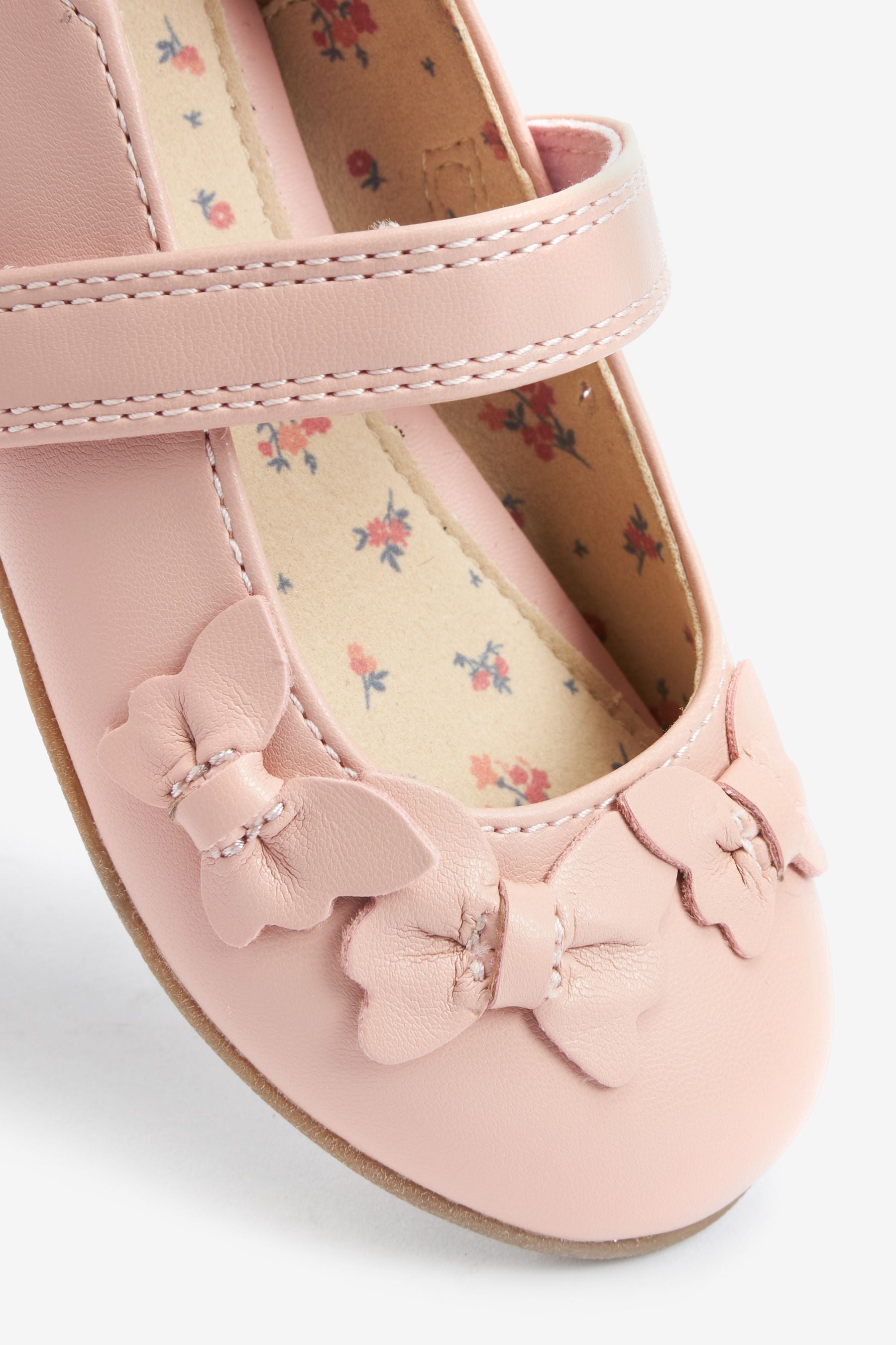 Pink Butterfly Mary Jane Shoes