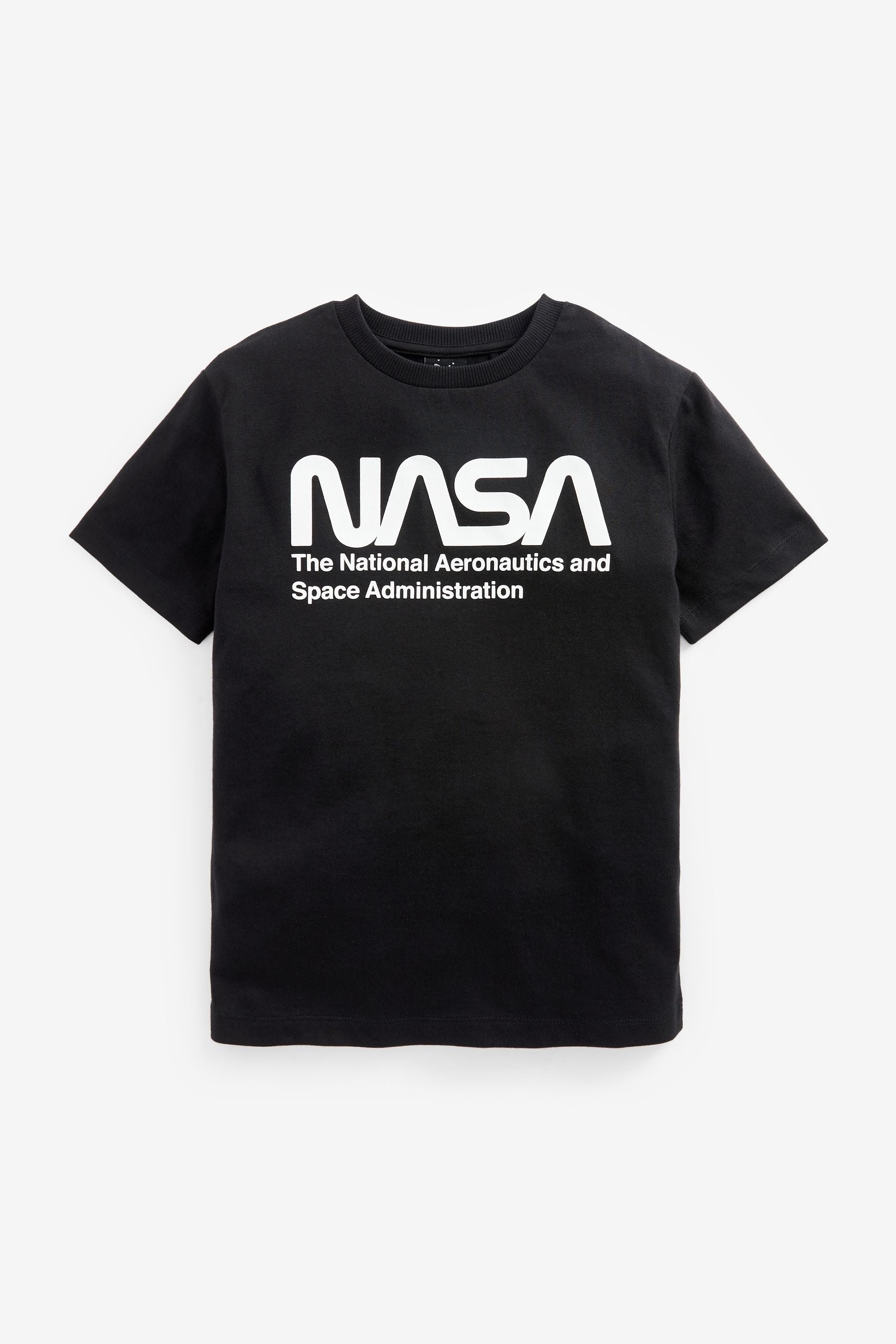 Black NASA T-Shirt (3-16yrs)