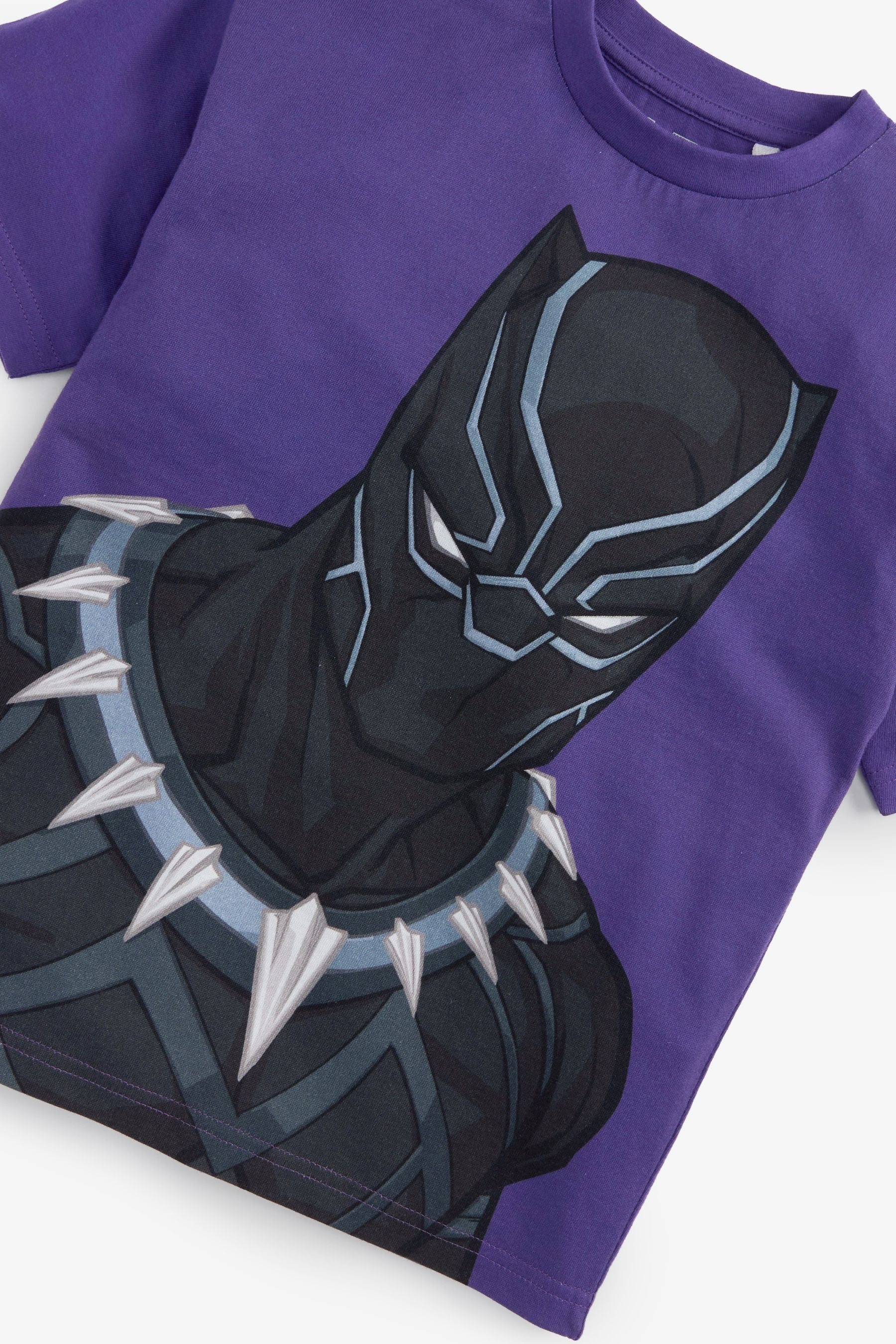 Purple Black Panther Marvel Avengers T-Shirt (3-16yrs)