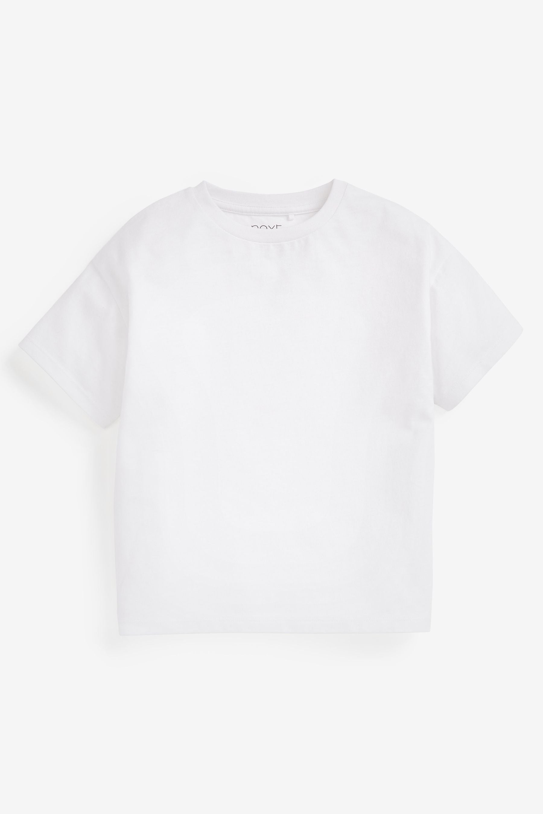 Neutral Cream 4 Pack Relaxed T-Shirts (3-16yrs)