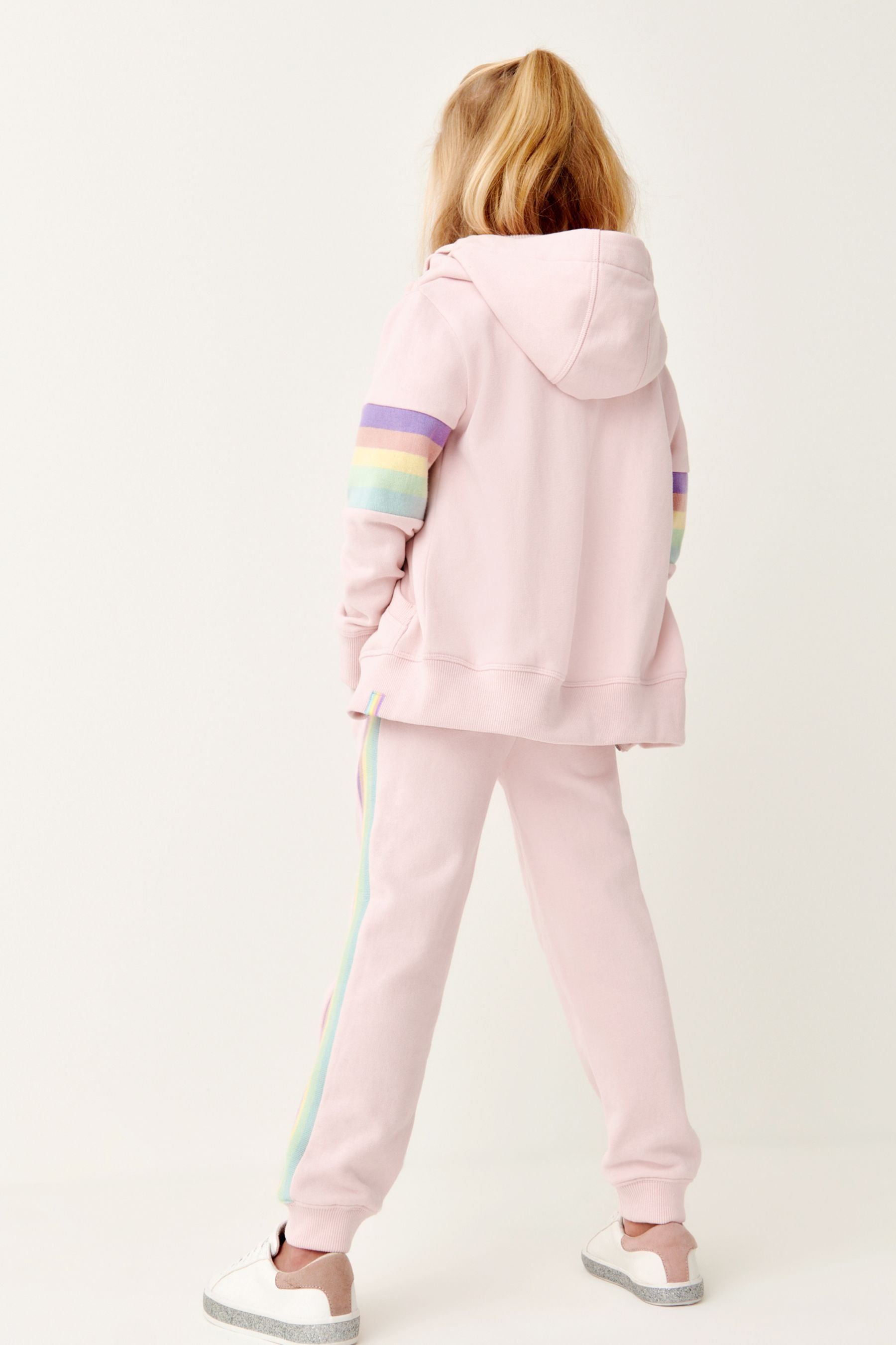 Pink Rainbow Soft Touch Jersey (3-16yrs)