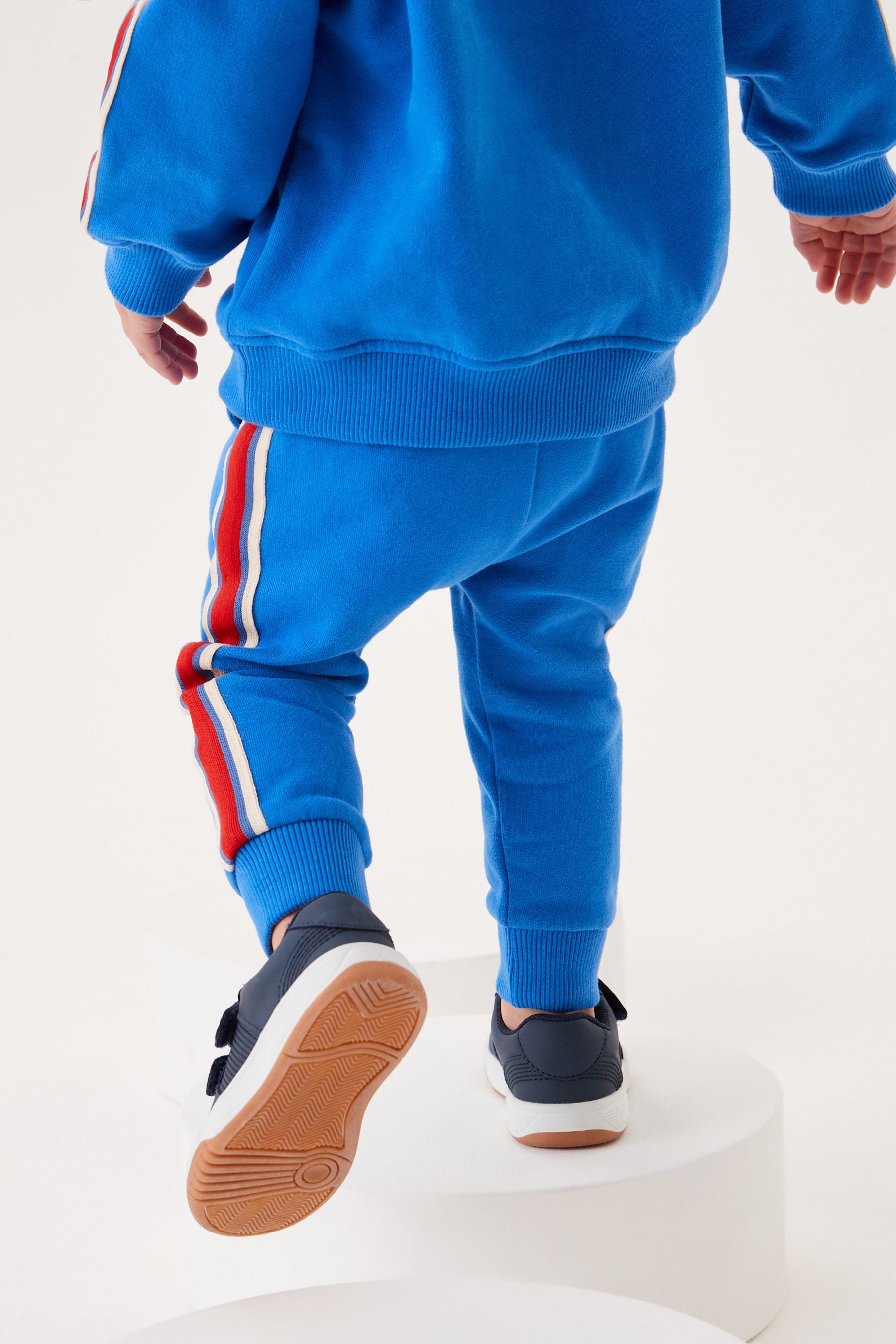 Blue Fire Engine Character Jersey Crew Neck Sweater & Joggers Set (3mths-7yrs)