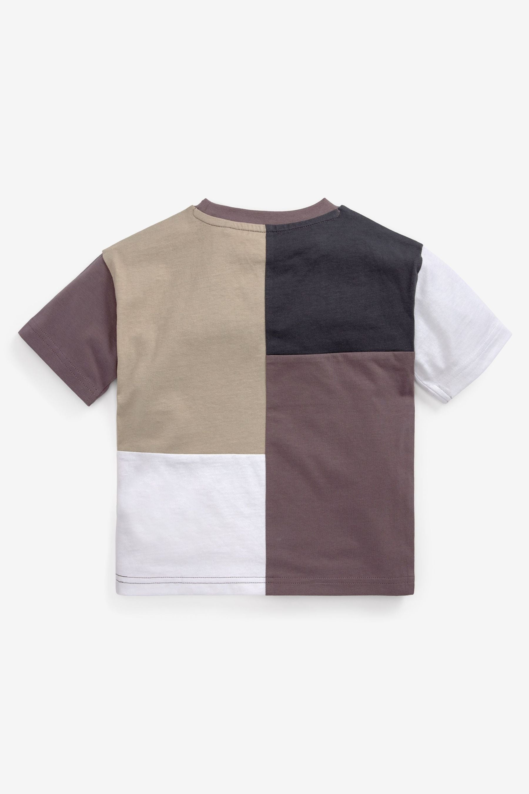 Lilac Purple Colourblock Short Sleeve T-Shirt (3mths-7yrs)